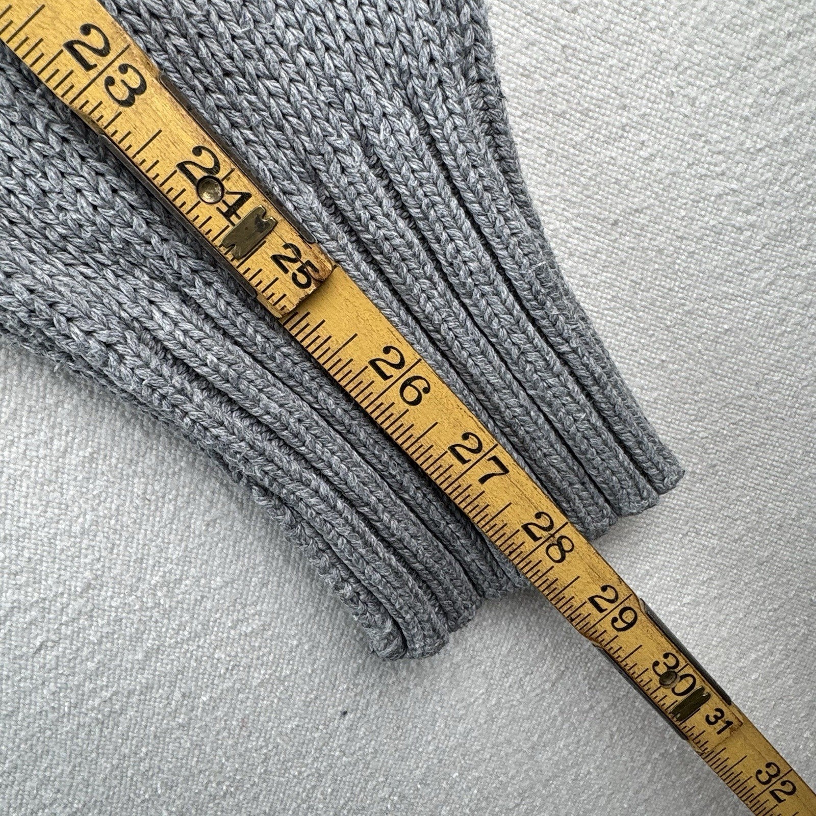 90’s Vintage Polo Ralph Lauren Knit Sweater Men’s XL Gray Cotton Crew Neck
