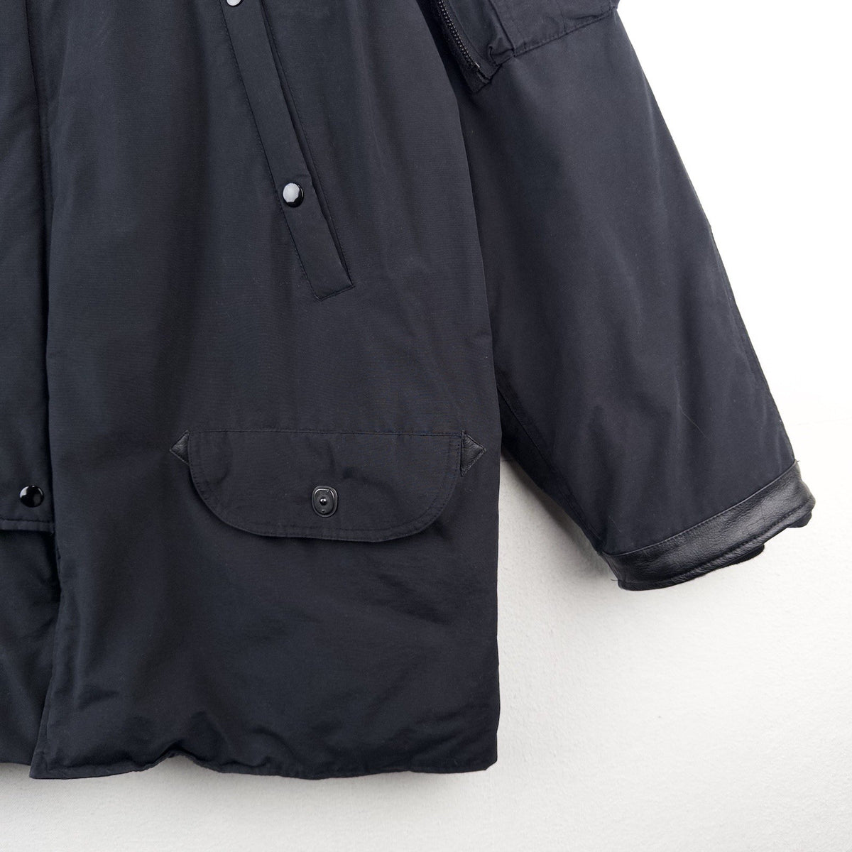 90’s Vtg Ralph Lauren Polo Jeans Co Goose Down Parka Black Hooded Men’s Large