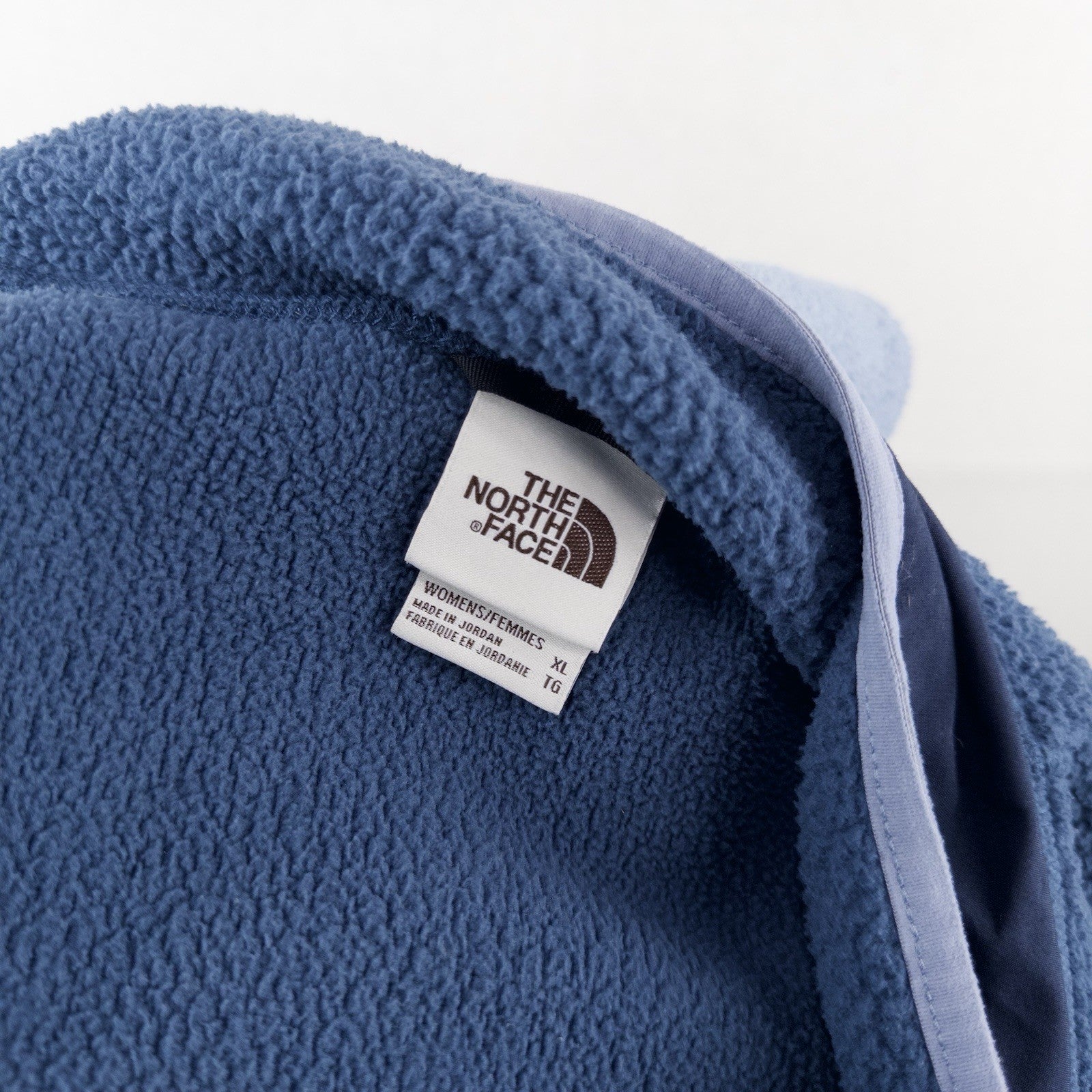 The North Face Cragmont Fleece Jacket Women's XL Blue Color Block Boxy *Read