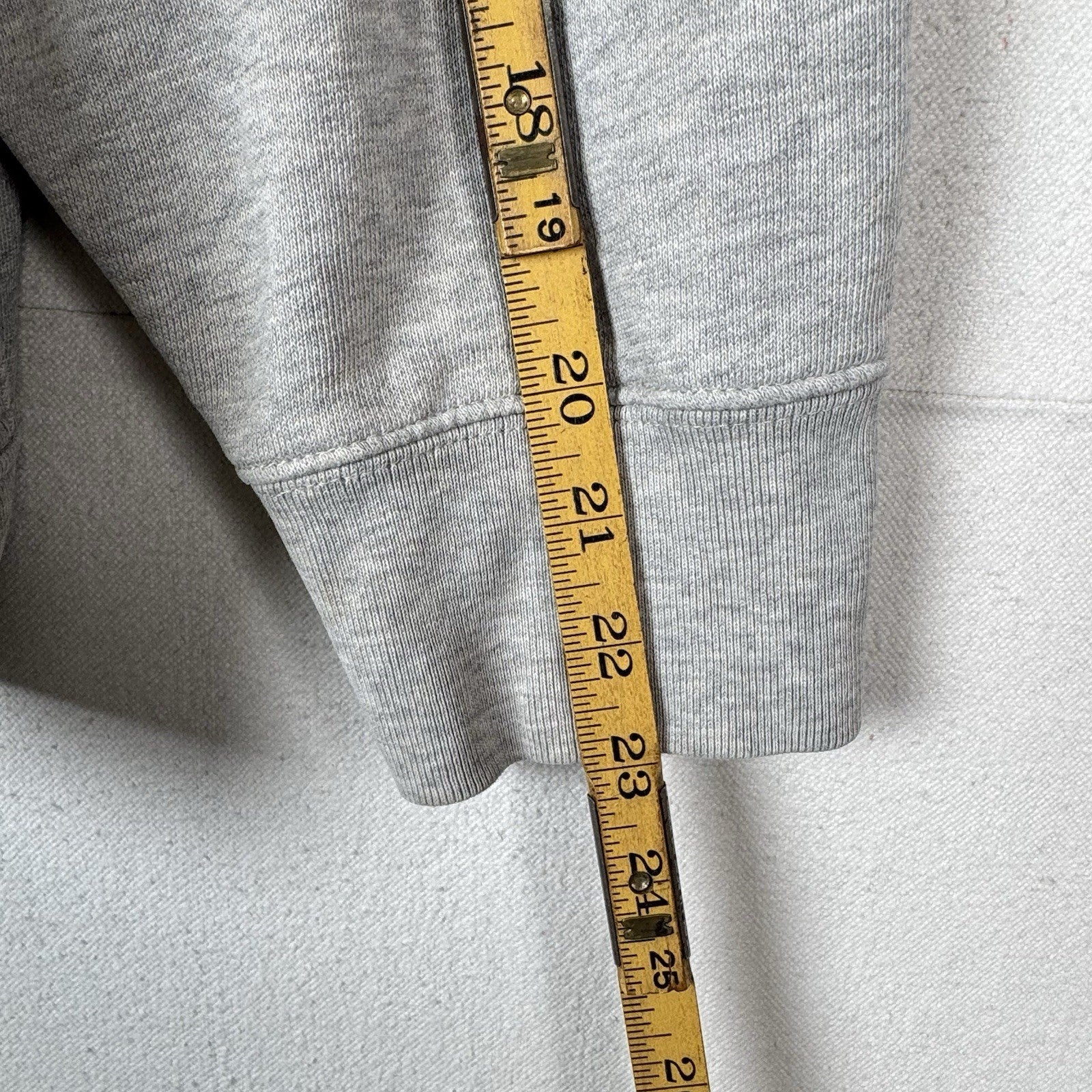 Vtg Polo Ralph Lauren Thermal Hoodie Men’s 2XB Full Zip Gray Sweatshirt *Read