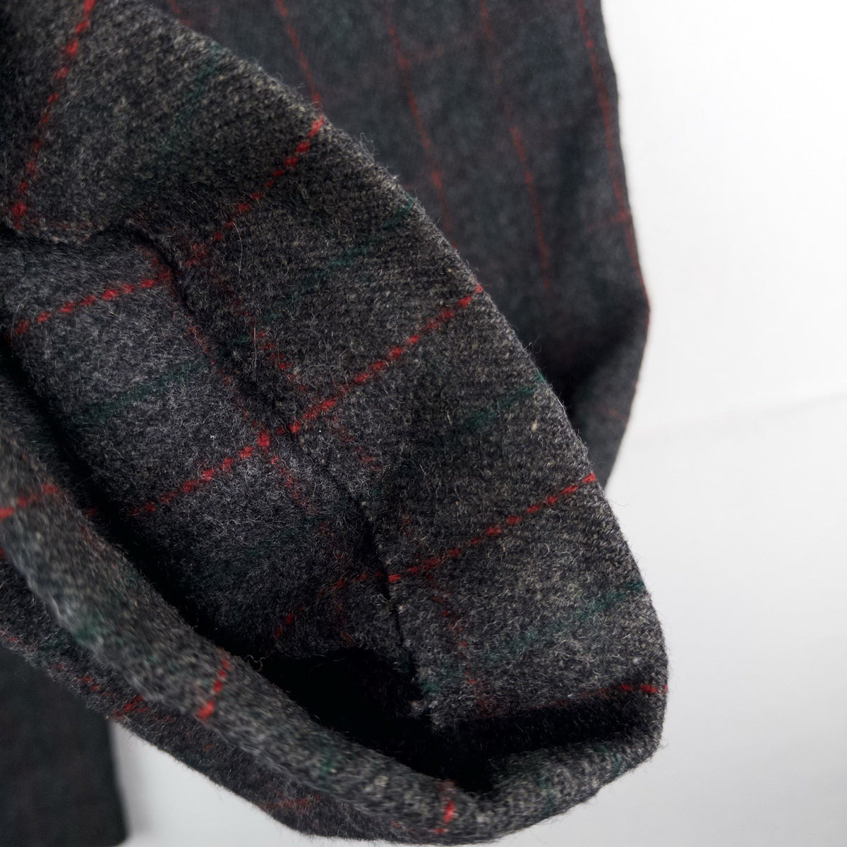 60’s Vtg Woolrich Hunting Malone Pants 34x26 Wool Windowpane Stripe Talon USA