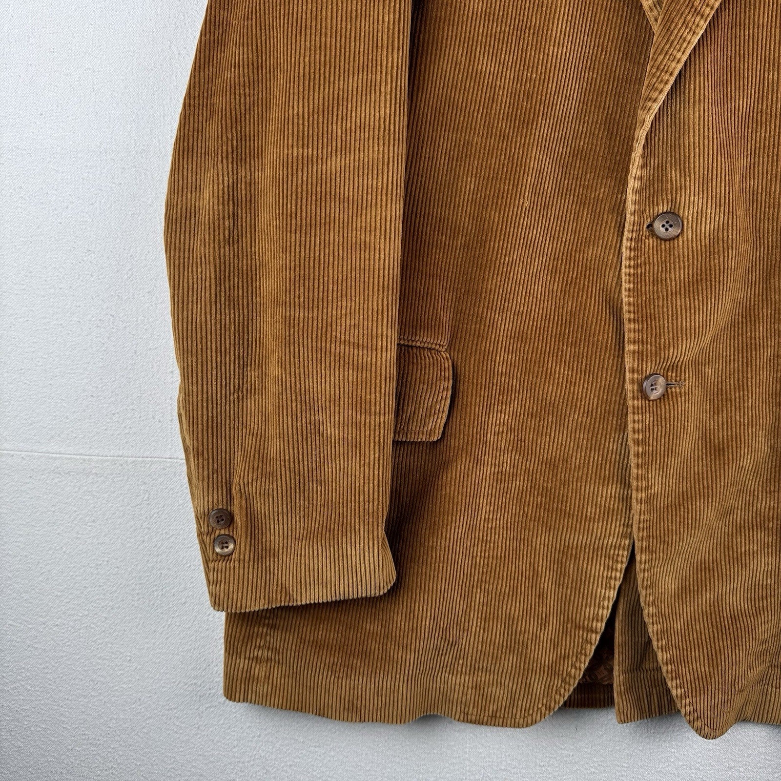 60's Sears The Men's Store 40R Tobacco Brown Corduroy 2-Button Blazer Sport Coat