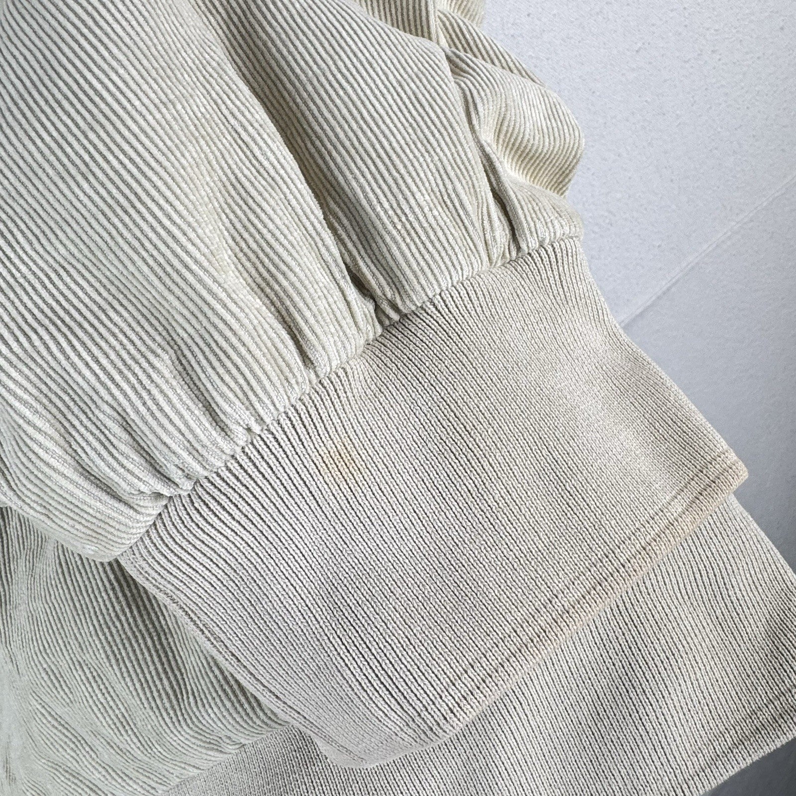Vtg Ralph Lauren Polo Jeans Co Men’s L Harrington Corduroy Zip Bomber Jacket