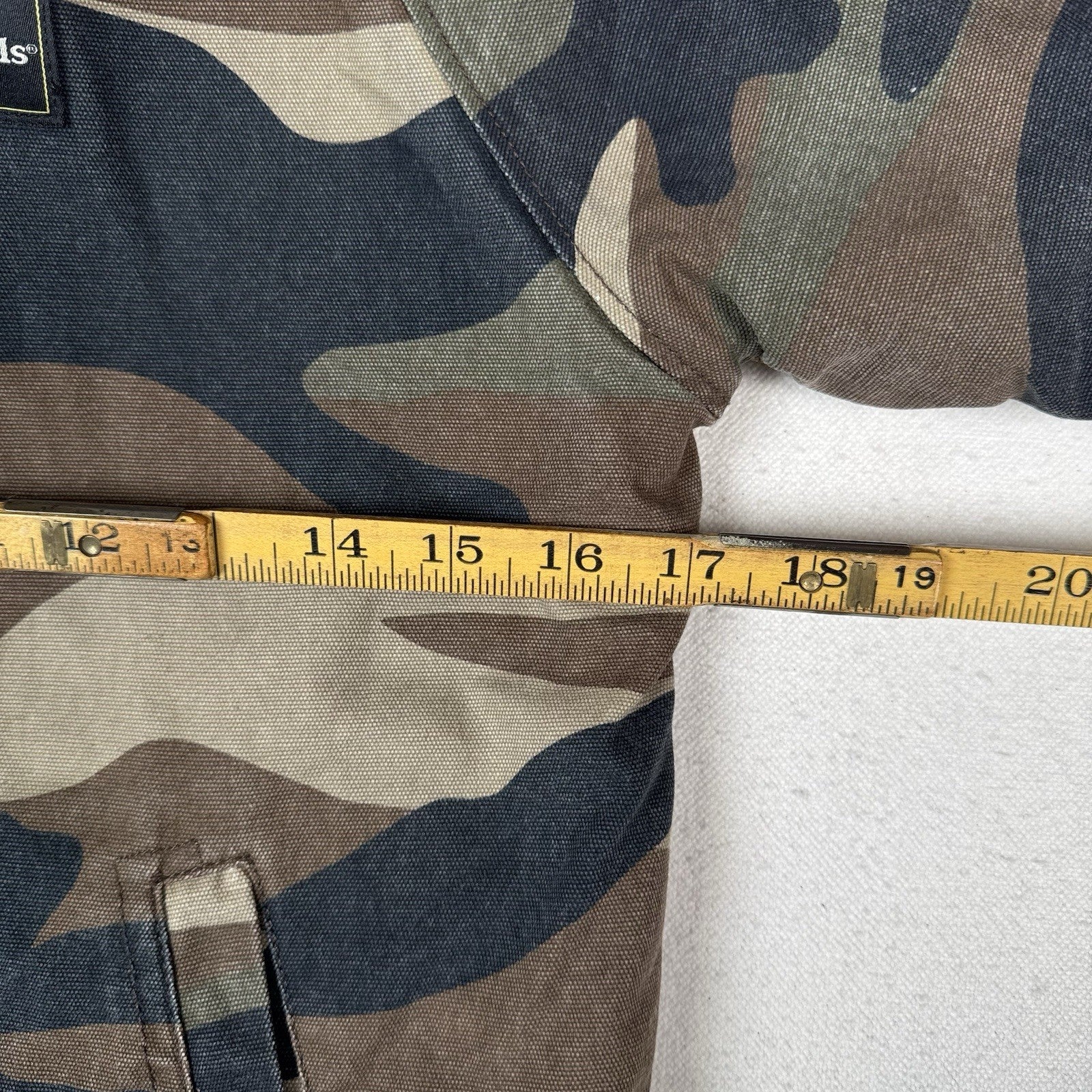 Walls Tough Wear Boys 6/7 Camouflage Sherpa Lined Grow Hunting Camp Jacket