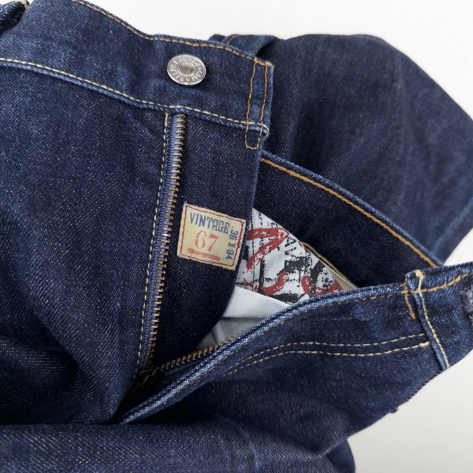 Polo Ralph Lauren Vintage 67 Straight Leg Jeans Men’s 36x34 Dark Wash