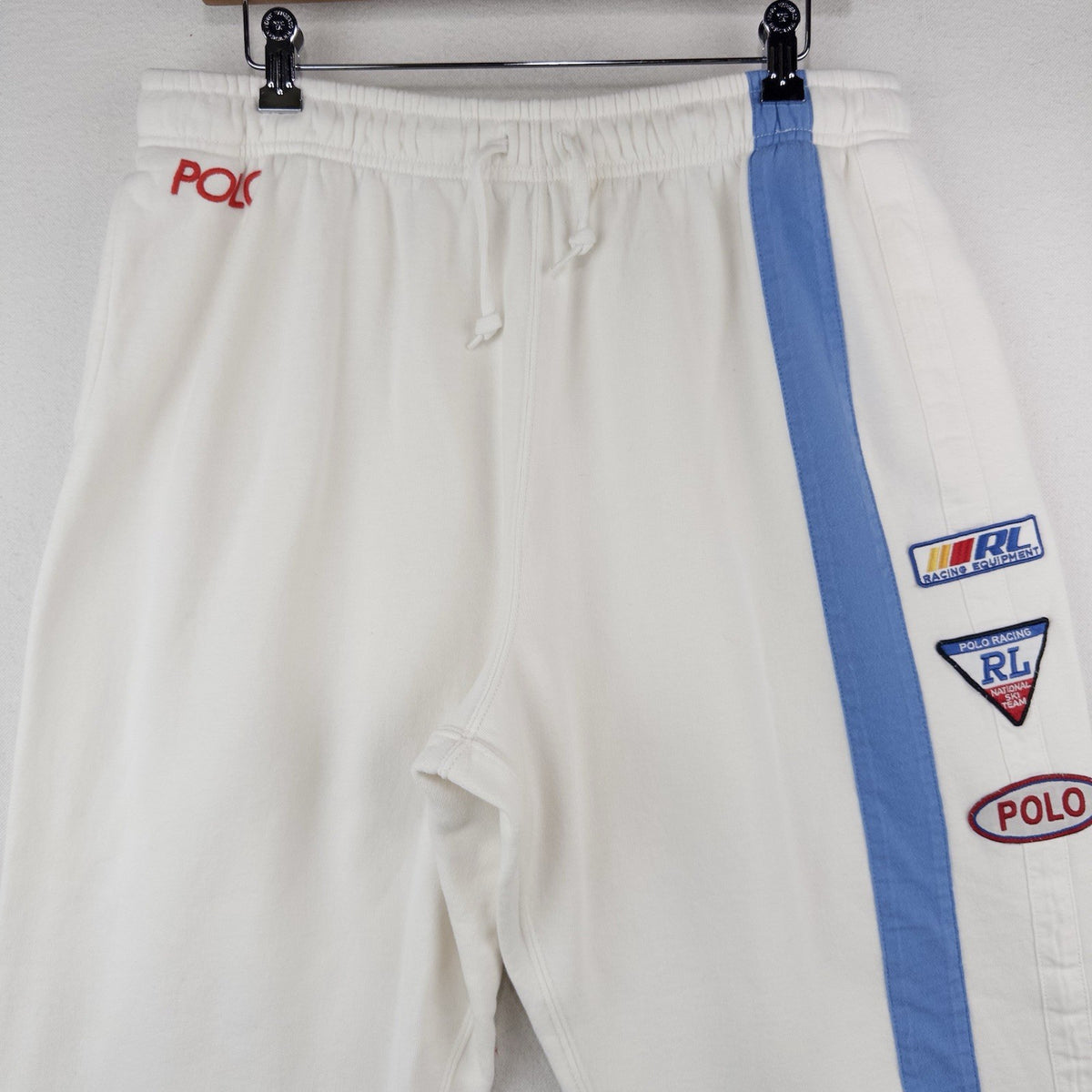 Polo Ralph Lauren White Jogger Limited Edition World Cup Racing Ski Women’s 2XL