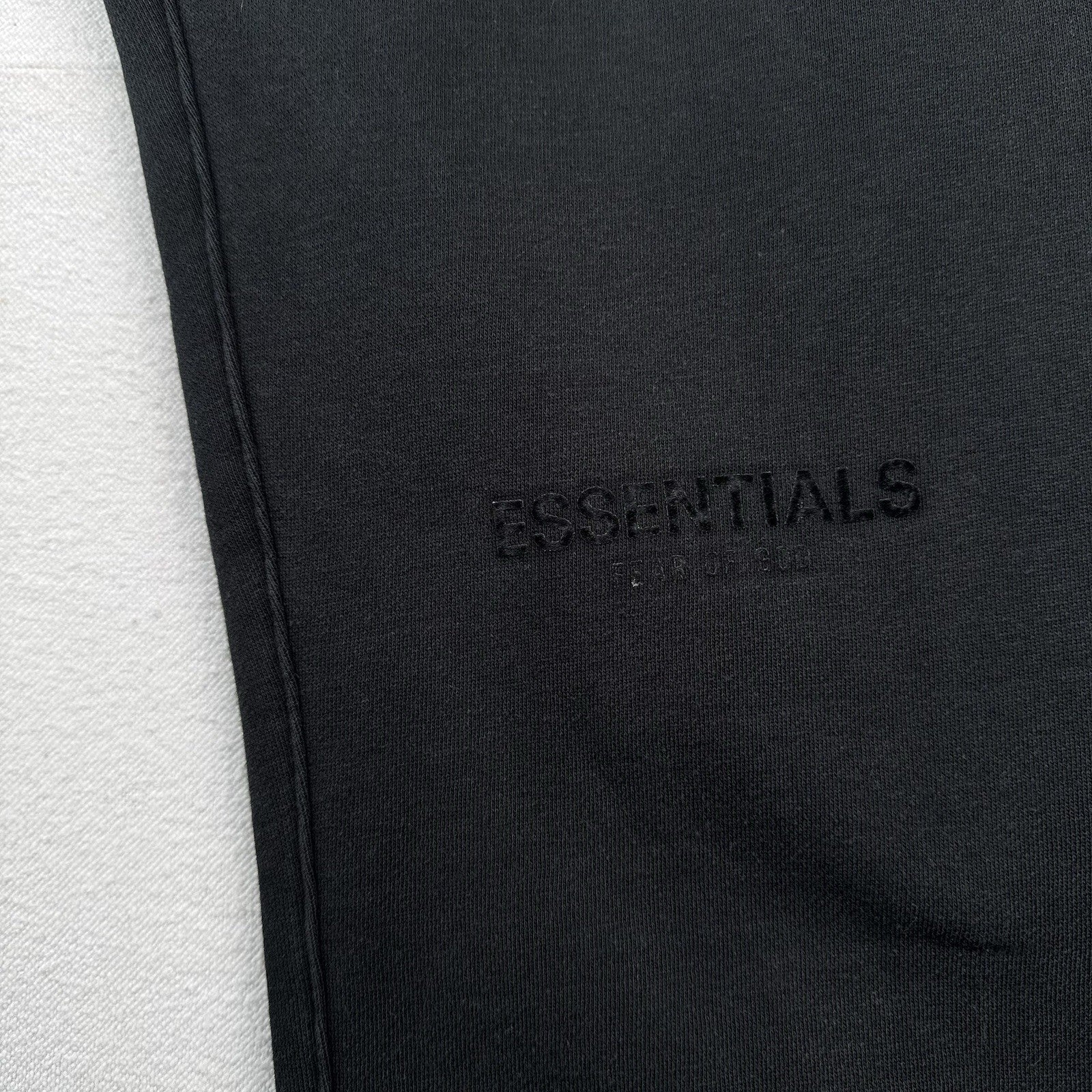 Essentials Fear of God Sweatsuit Mens Black Tracksuit Hoodie XL / Sweatpants 2XL
