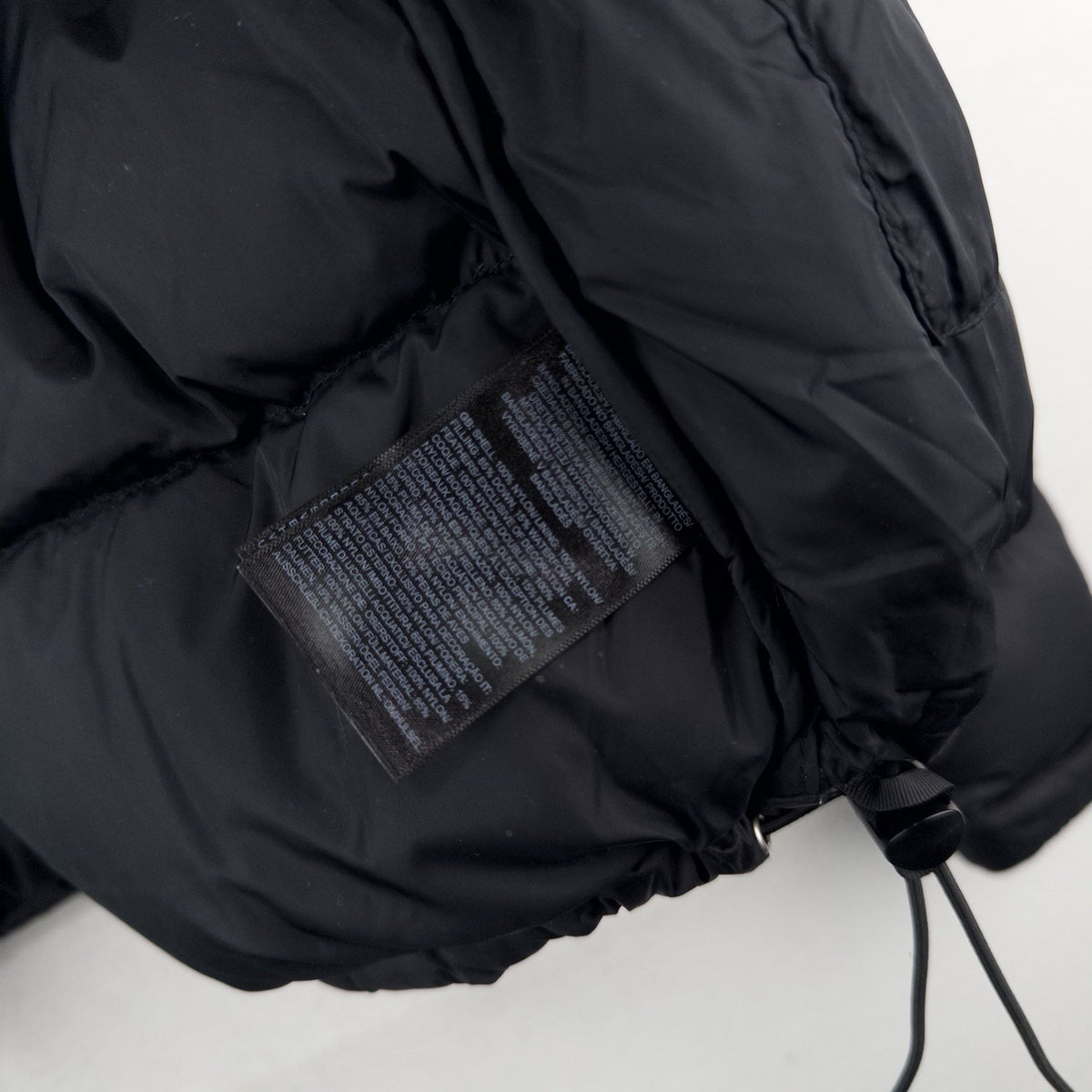 The North Face 1996 Retro Nuptse 700 Down Puffer Jacket Black/Black Mens Small