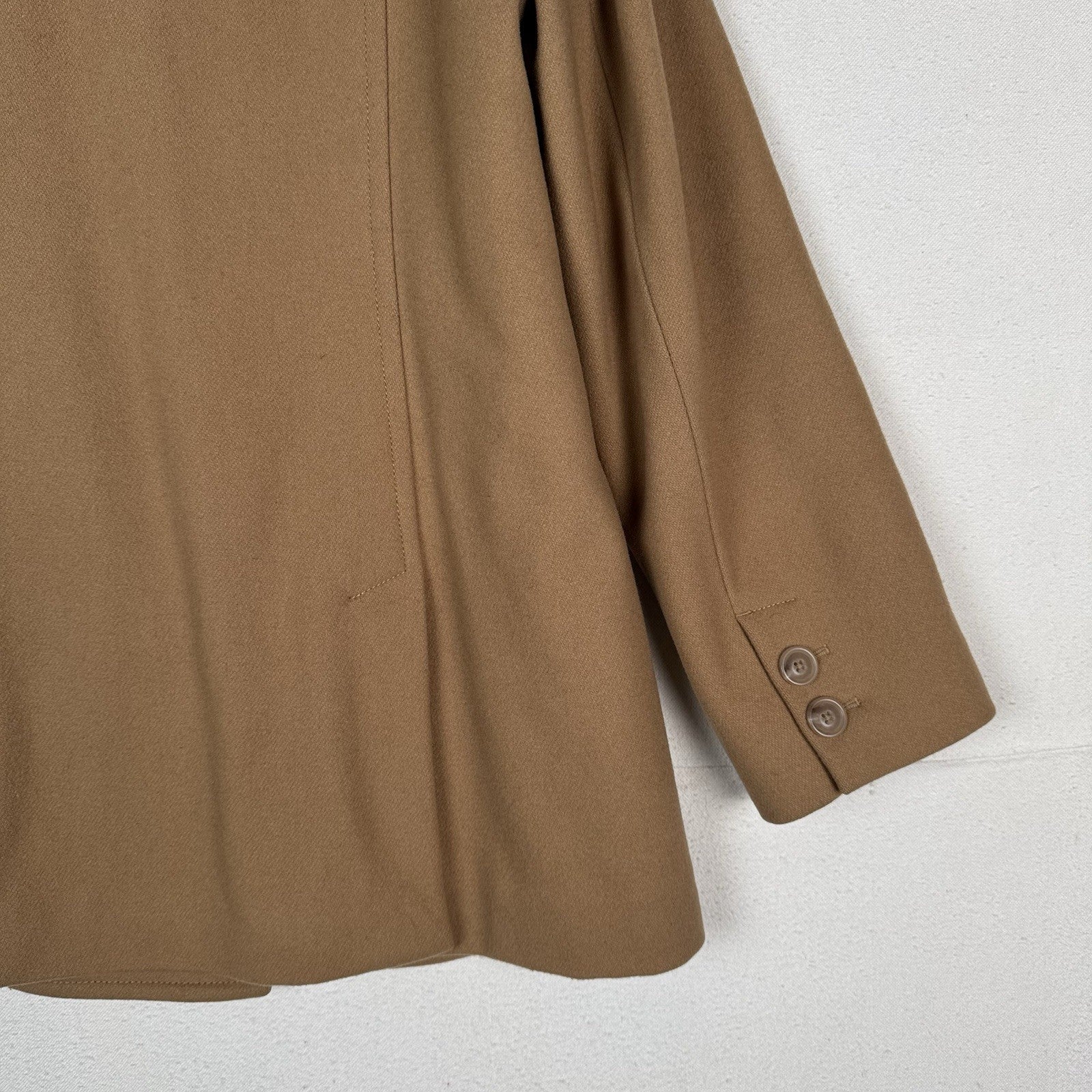 J.Crew Women's Camel Wool Thinsulate Lined Peacoat Large