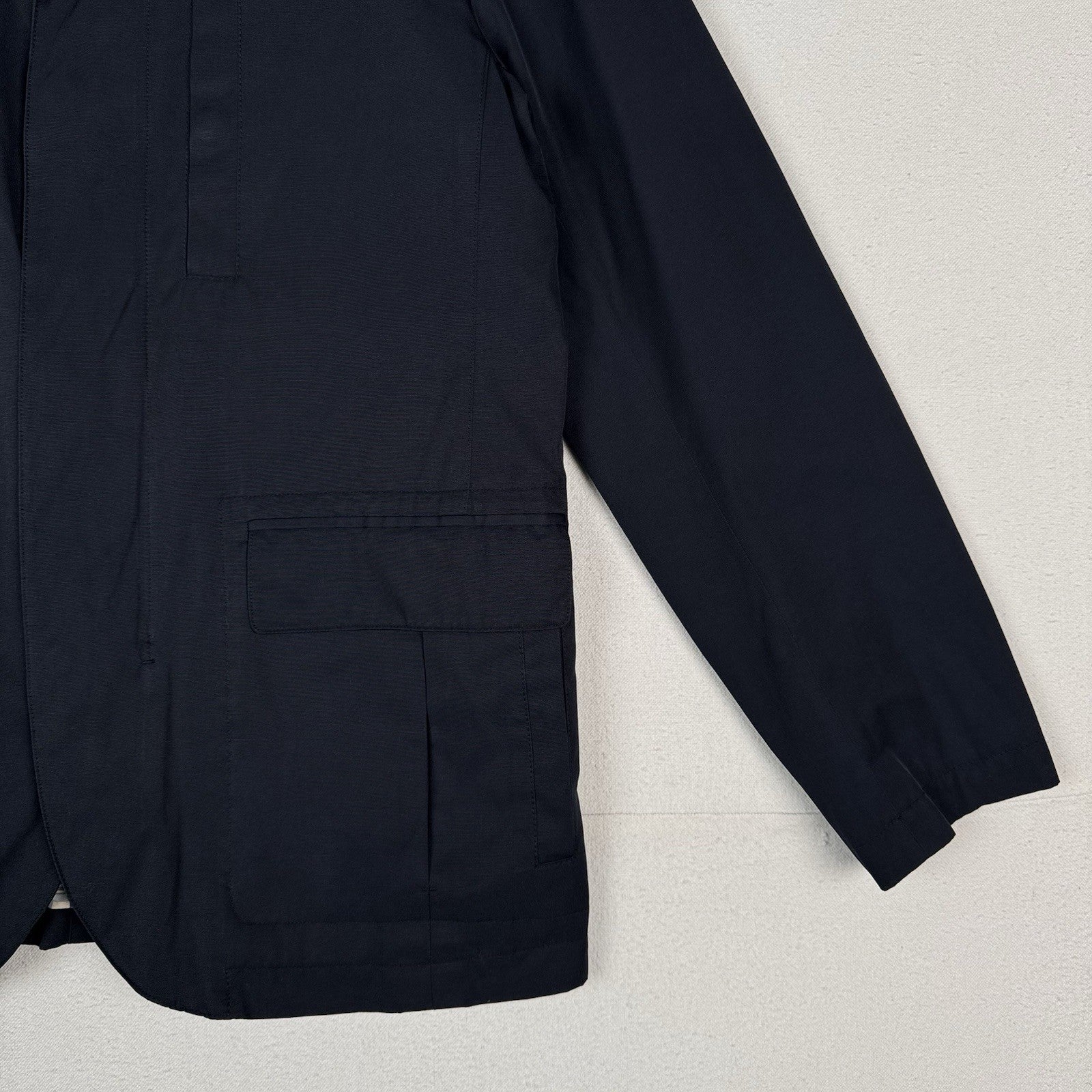 Brooks Brothers 346 Field Jacket Men’s Medium Blue Utility Barn Coat Lined *Read