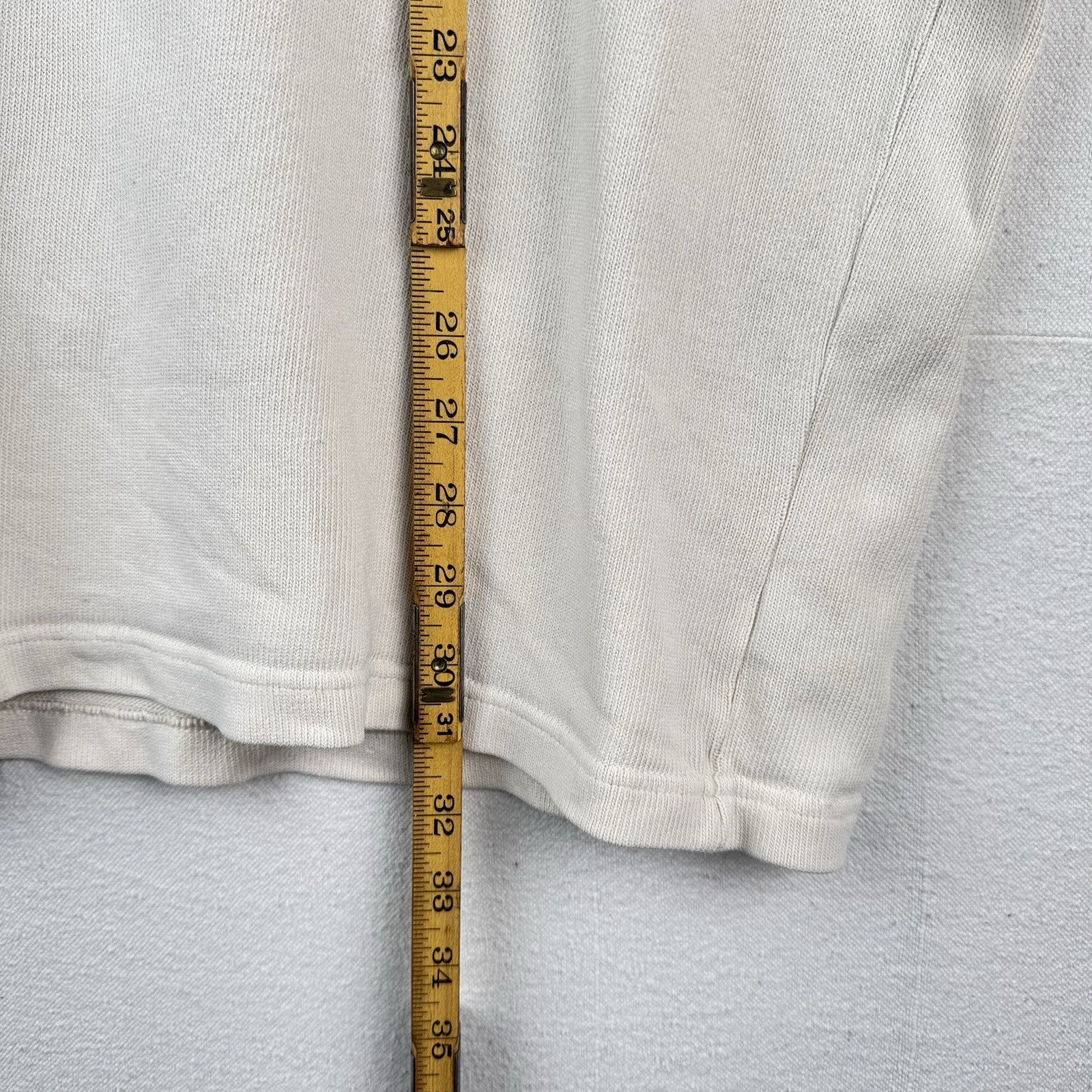 90’s Vtg Polo Sport Sportsman Ralph Lauren Men’s XL Beige Cream 1/4 Zip Sweater