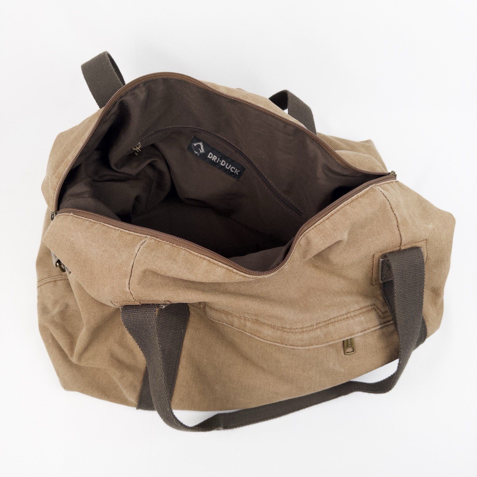 Dri Duck Tan Canvas 20” Duffle Weekender Bag Concrete Canvas 45.9L