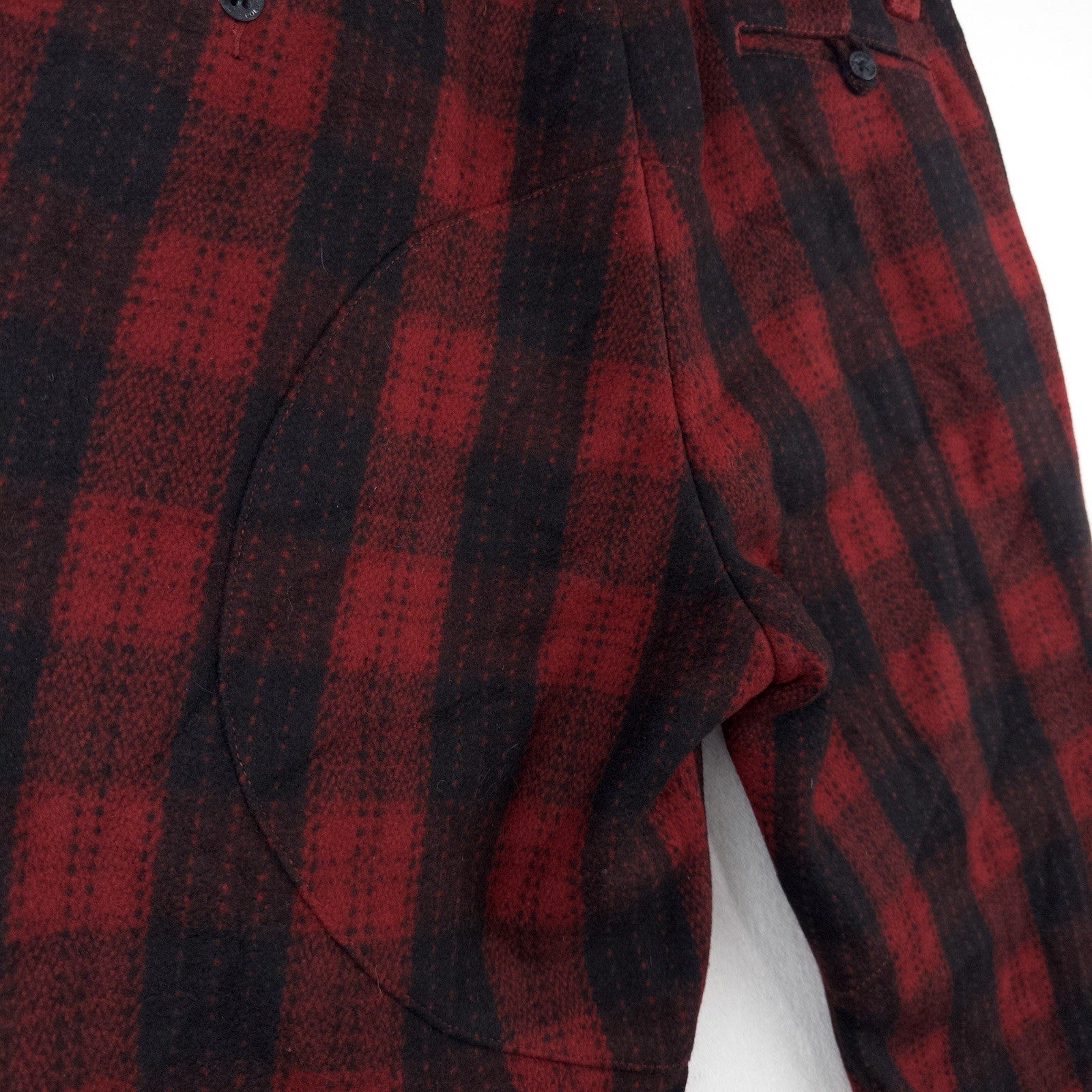 Polo Ralph Lauren Wool Buffalo Plaid Thick Hunting Pants Men’s 34x30 Red Black