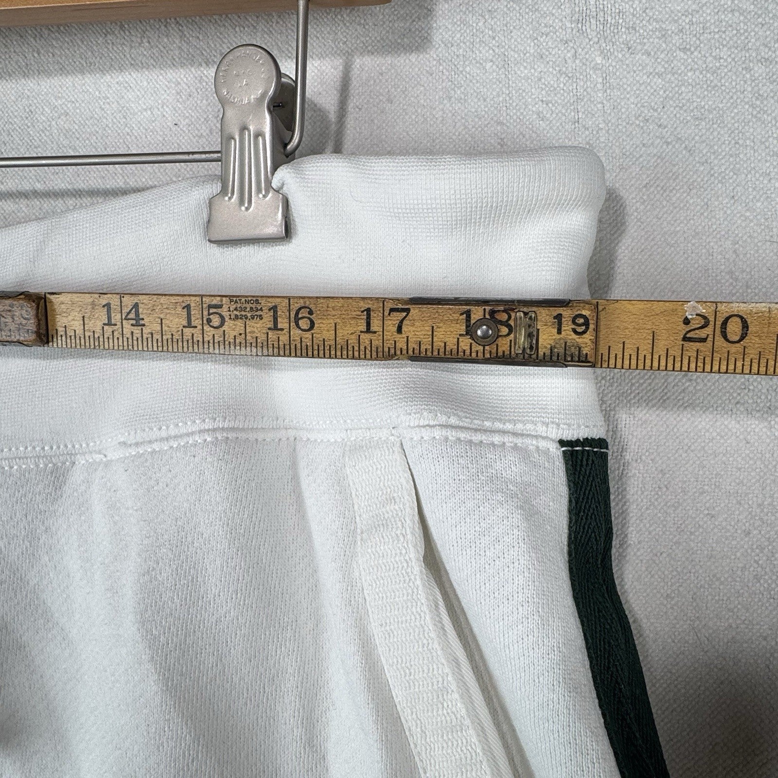 Vtg Polo Ralph Men’s L  38x12 Lauren Tennis Crest Heavyweight Sweat Shorts White