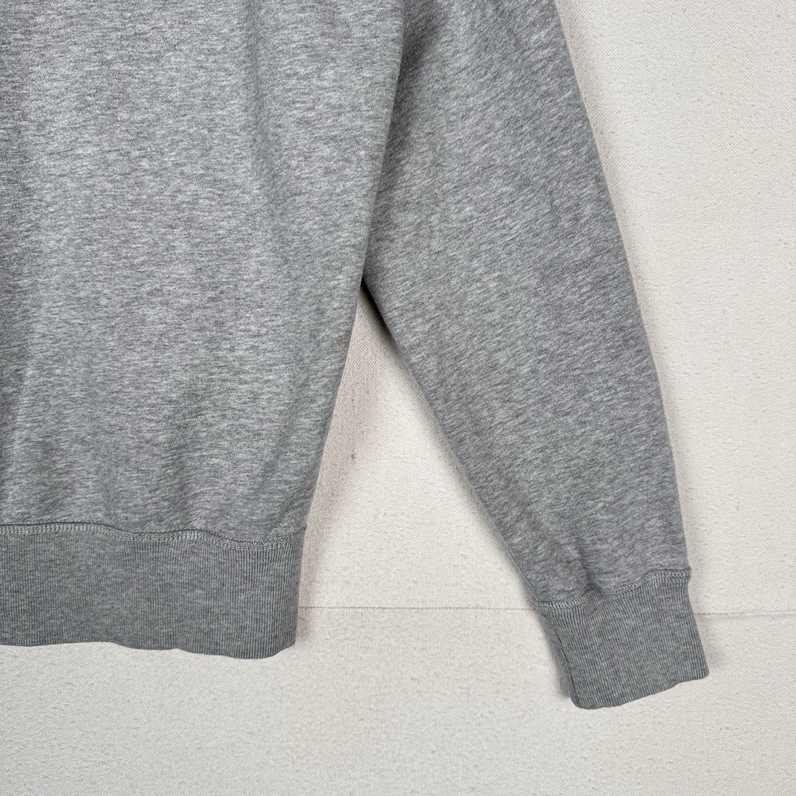 Polo Ralph Lauren Men’s Medium Jersey Shawl Collar Sweater Gray Button Zip