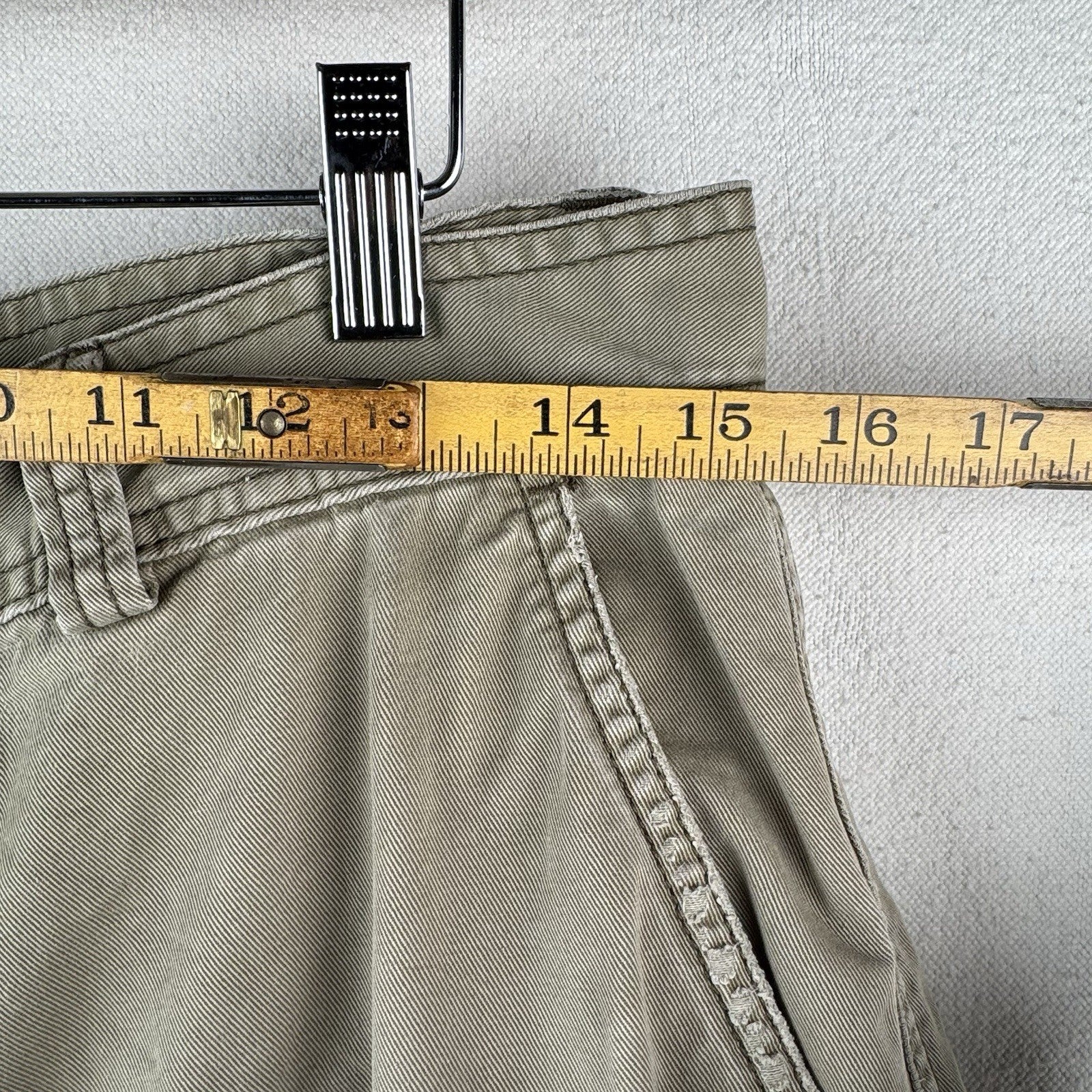Polo Ralph Lauren Chino Classic Cargo Shorts Vintage Tan Khaki Men's 30x9
