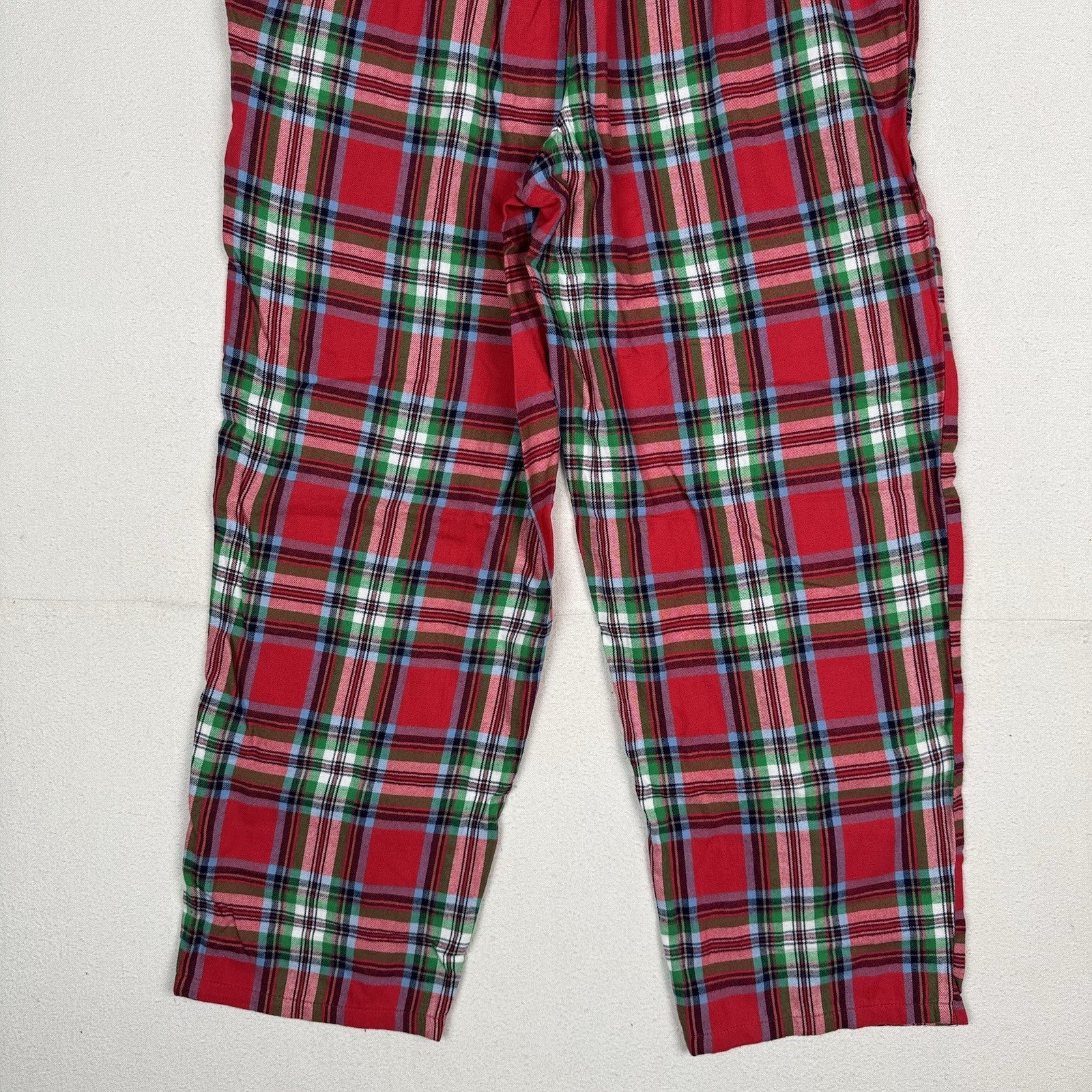 Lands End Men’s L 36-38 Colorful Flannel Plaid Lounge Pants NWOT