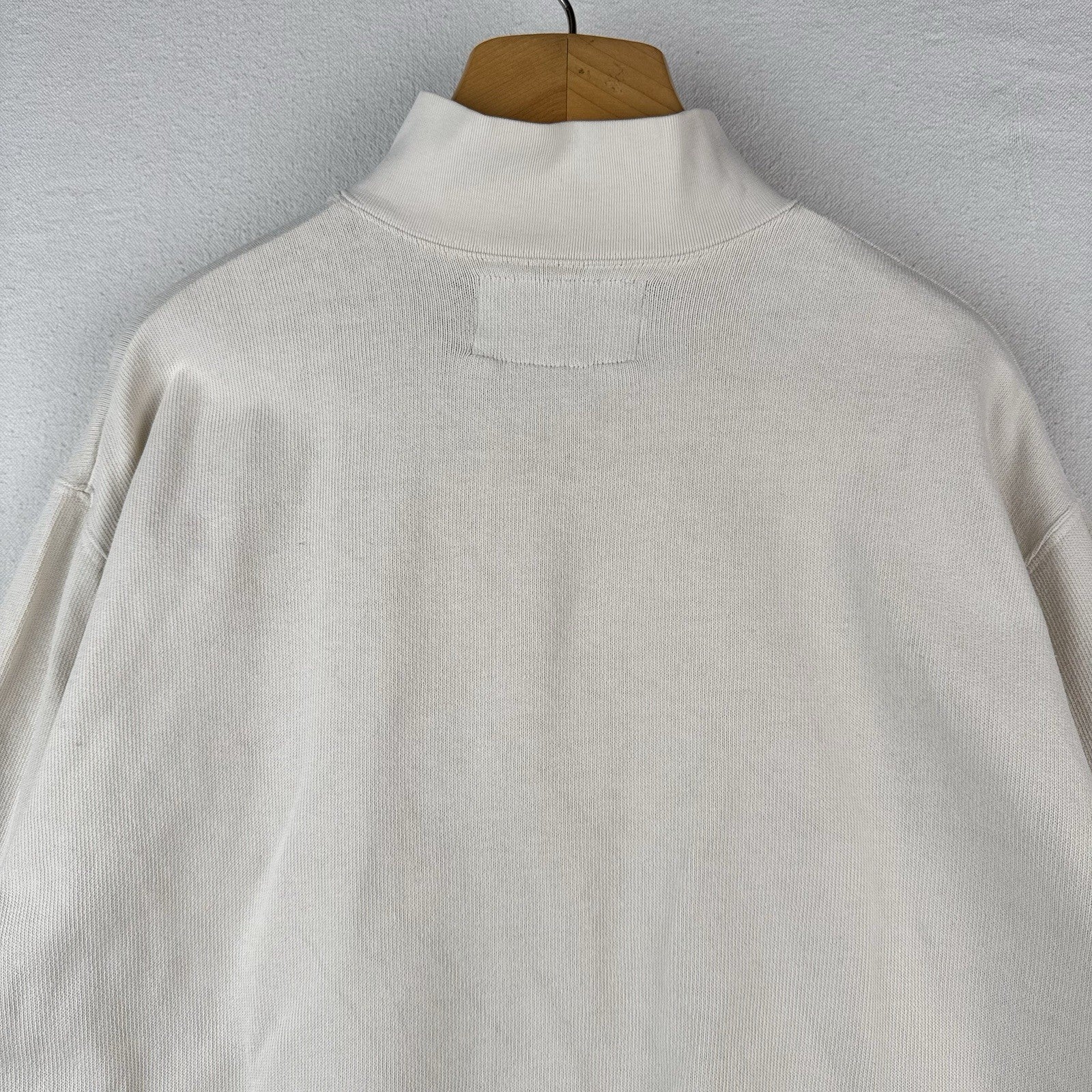 90’s Vtg Polo Sport Sportsman Ralph Lauren Men’s XL Beige Cream 1/4 Zip Sweater