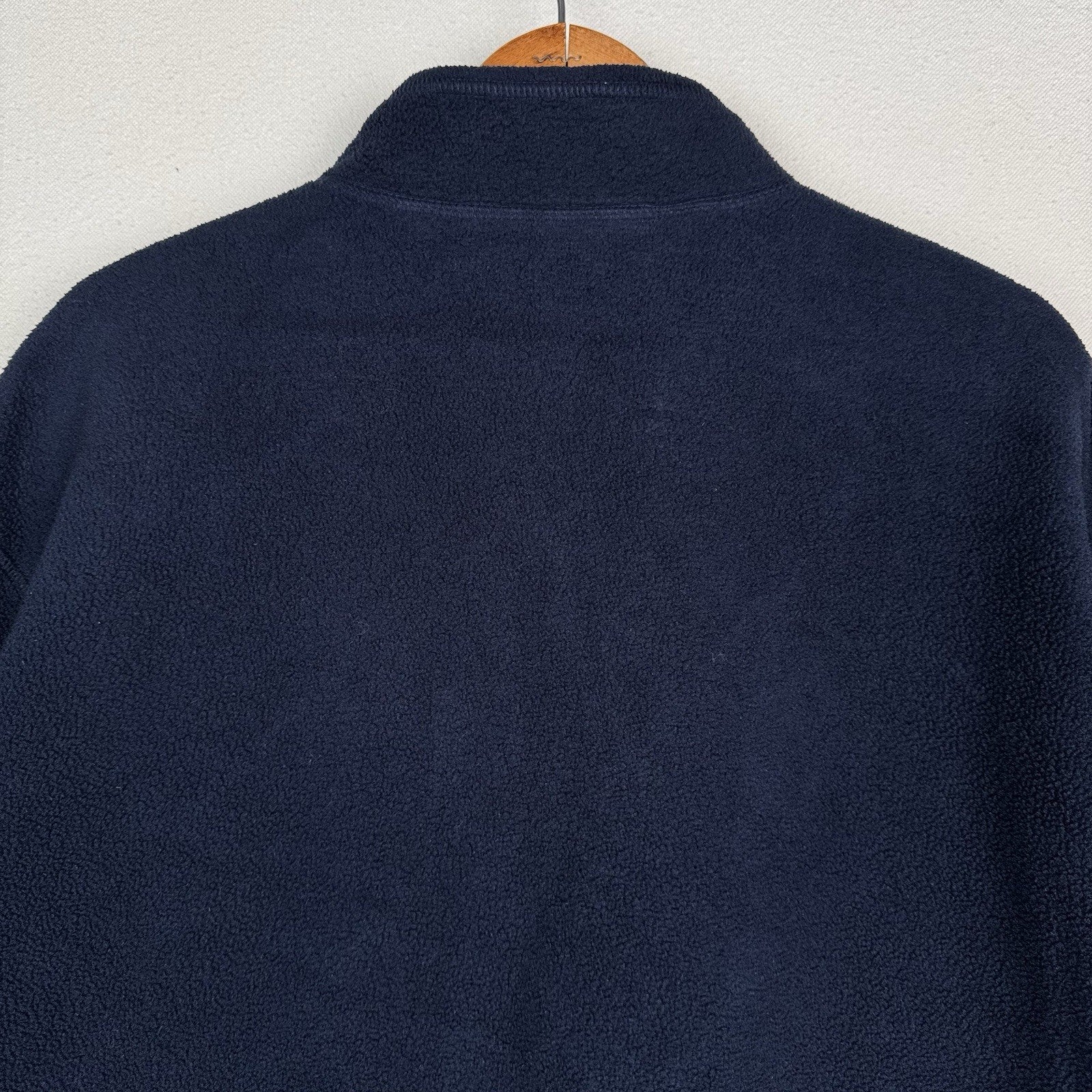 Vintage 90s Polo Sport Ralph Lauren 1/4 Zip Jacket Mens XL Blue Fleece Spellout