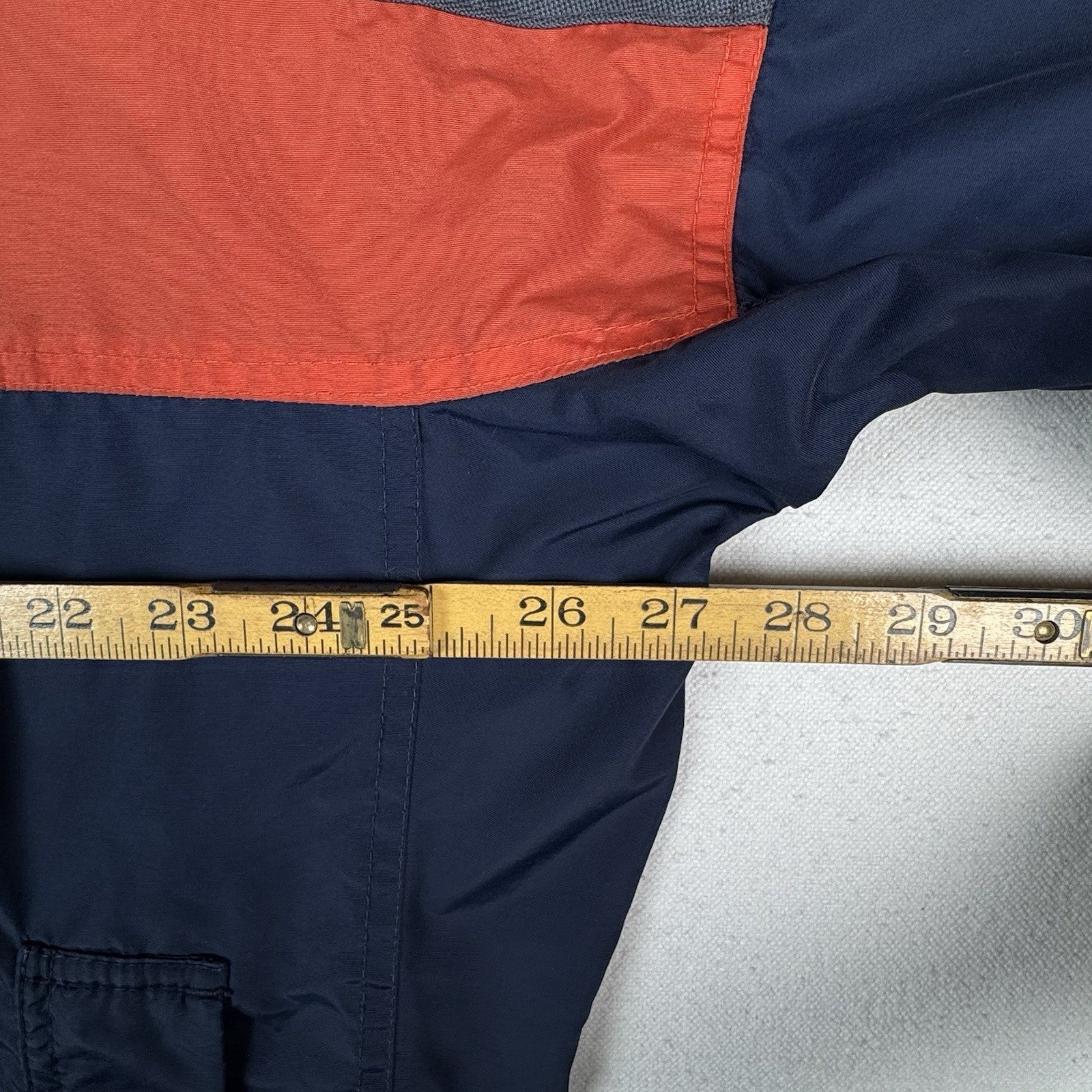 Vtg 90’s Columbia Bugaboo Jacket Men’s M Full Zip Blue Gray Orange *Shell Only