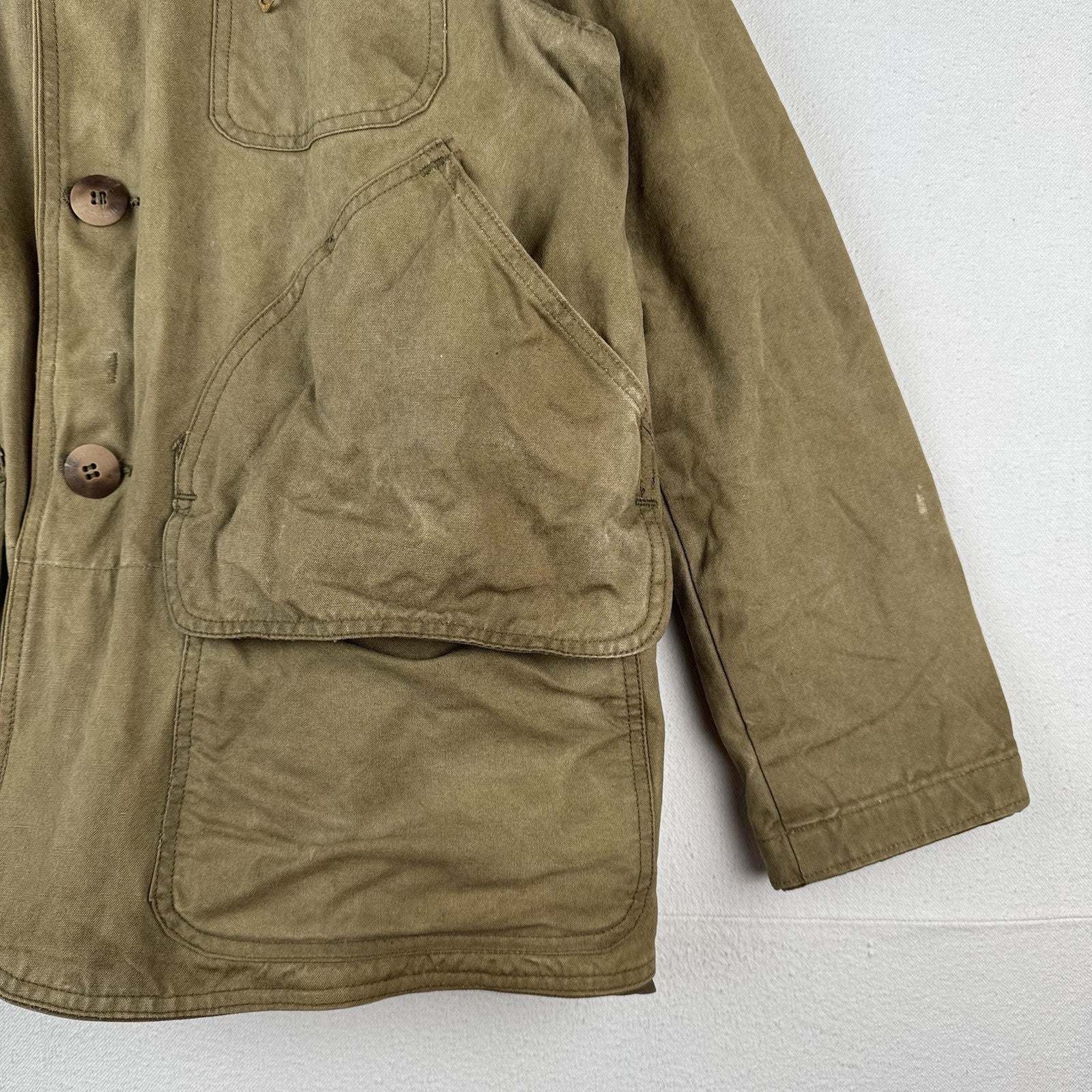 50’s Vintage Hetterick Mfg Co American Field Hunting Jacket Chore Coat USA 44”