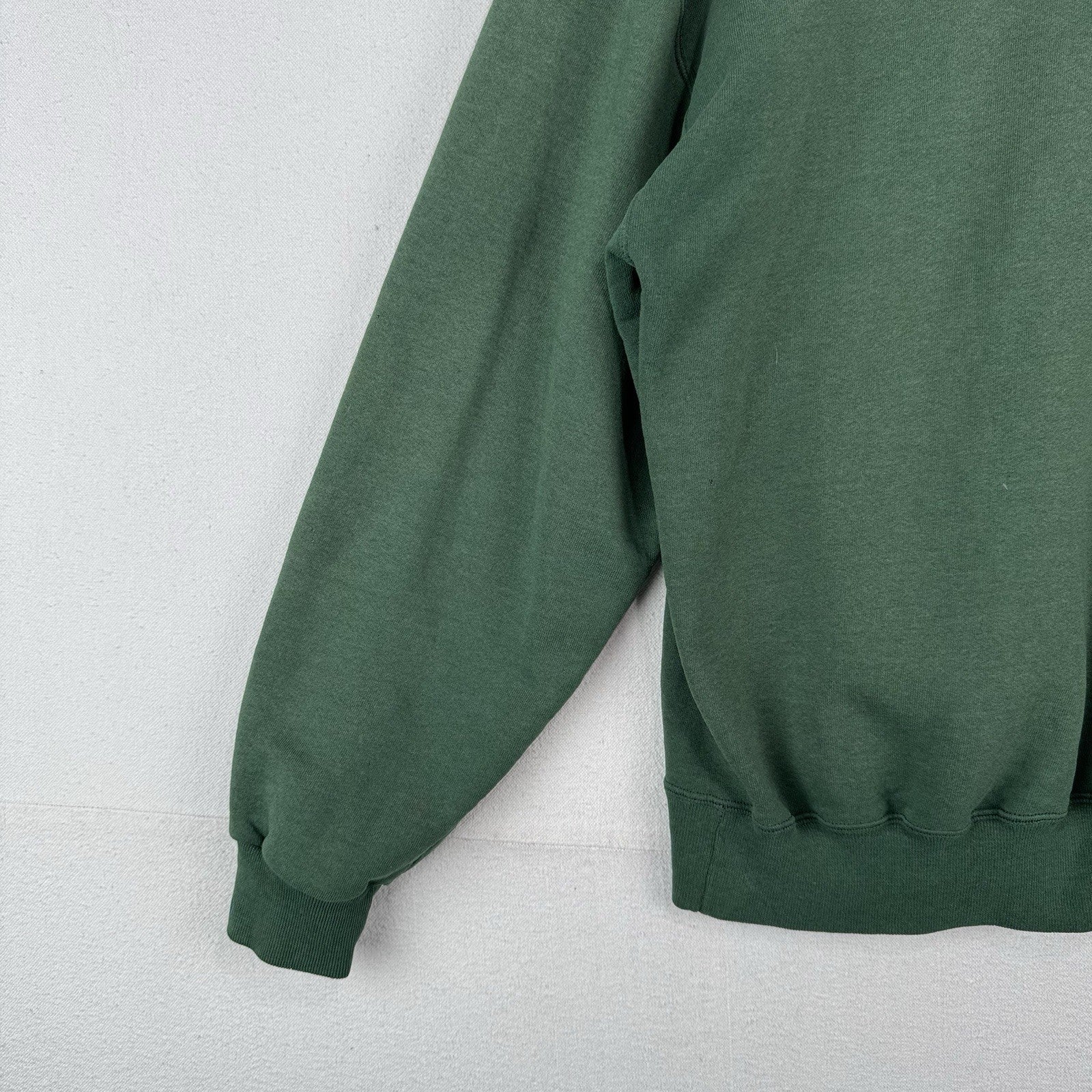 90’s Vtg Ponchatoula Greenwave Men’s M Hoodie Sweatshirt Green *Sunfaded