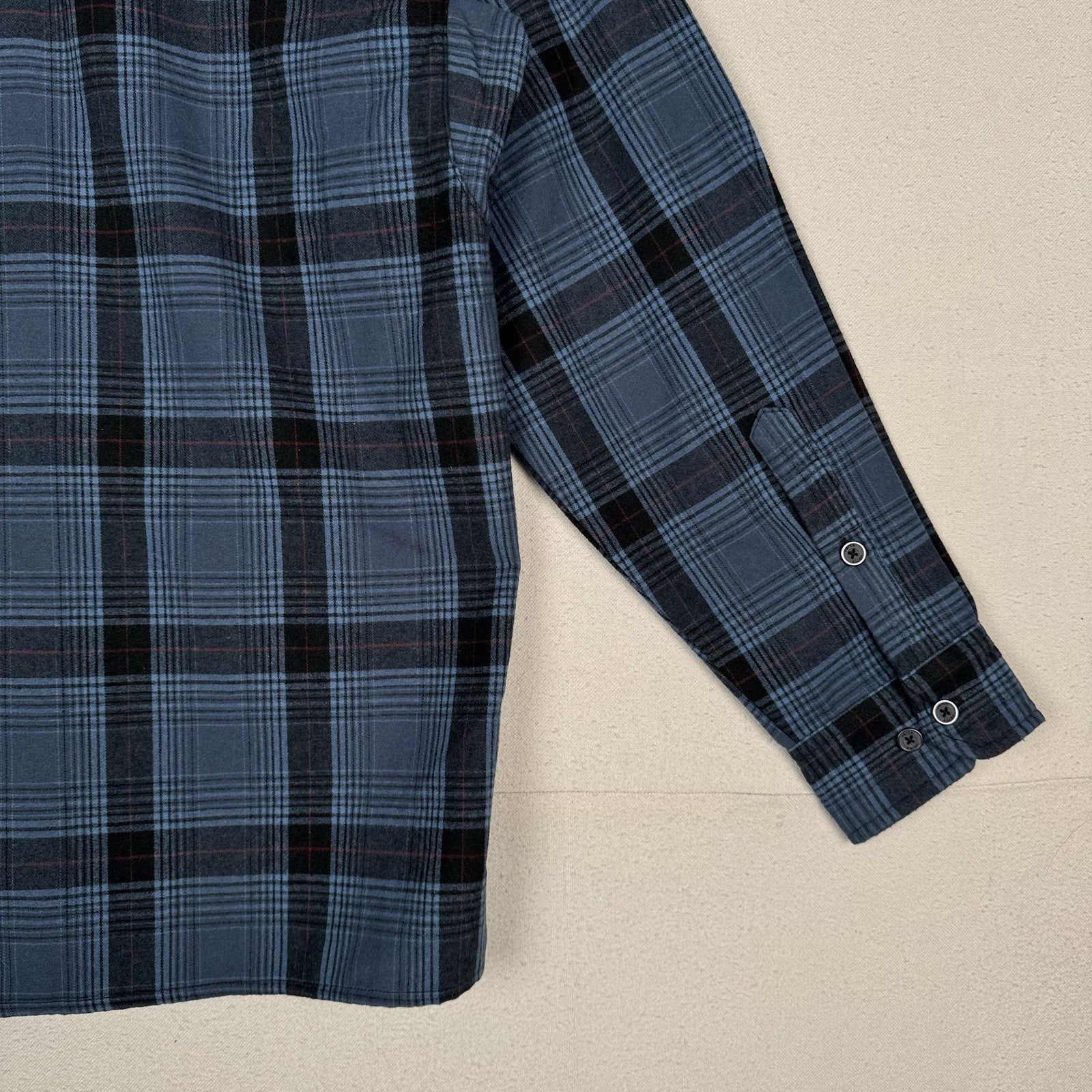 Vertx Canyon River Flannel Blue Ridge Plaid Men’s Large L Tactical Shirt