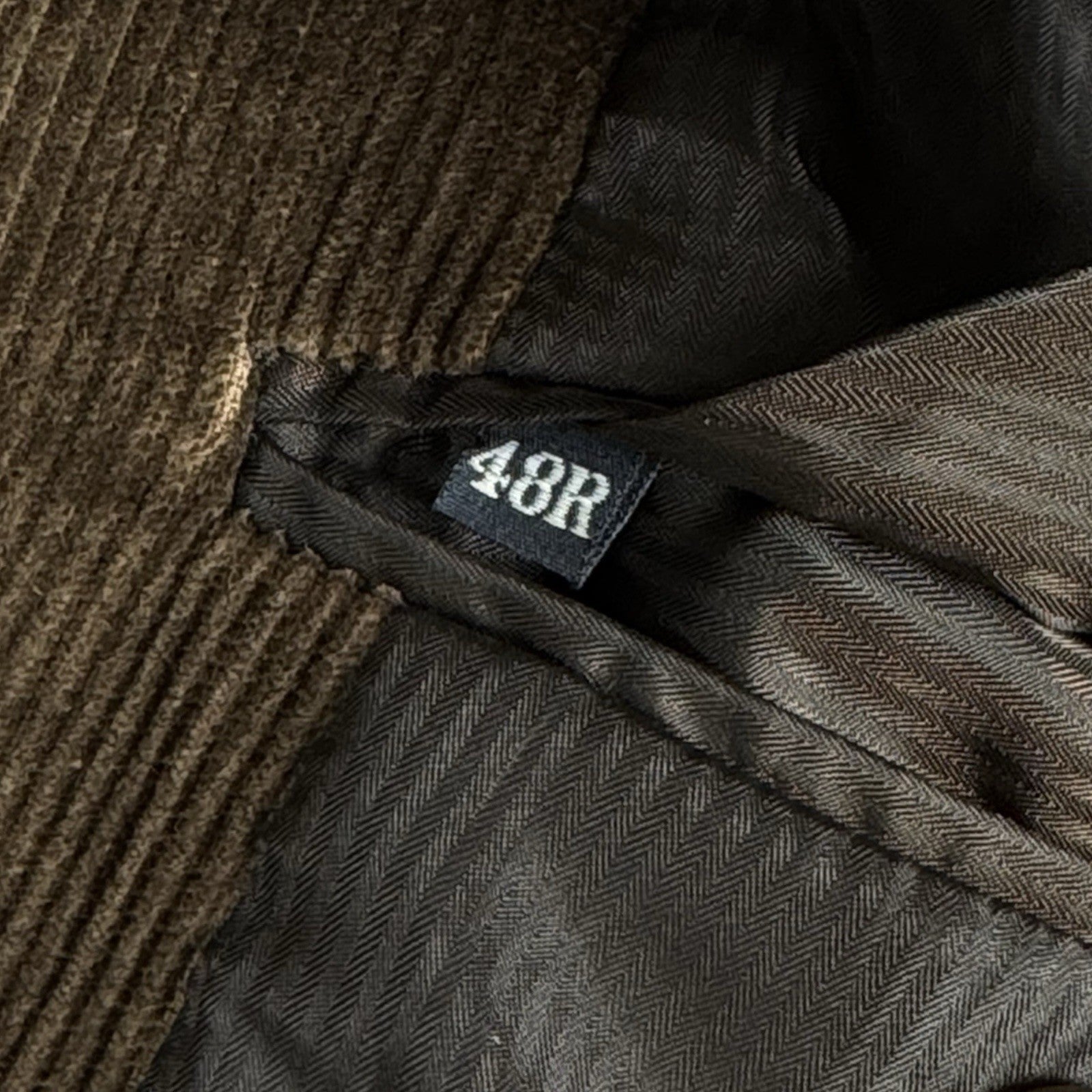 New England Collection Men's Brown Corduroy 2-Button Blazer Size 48R