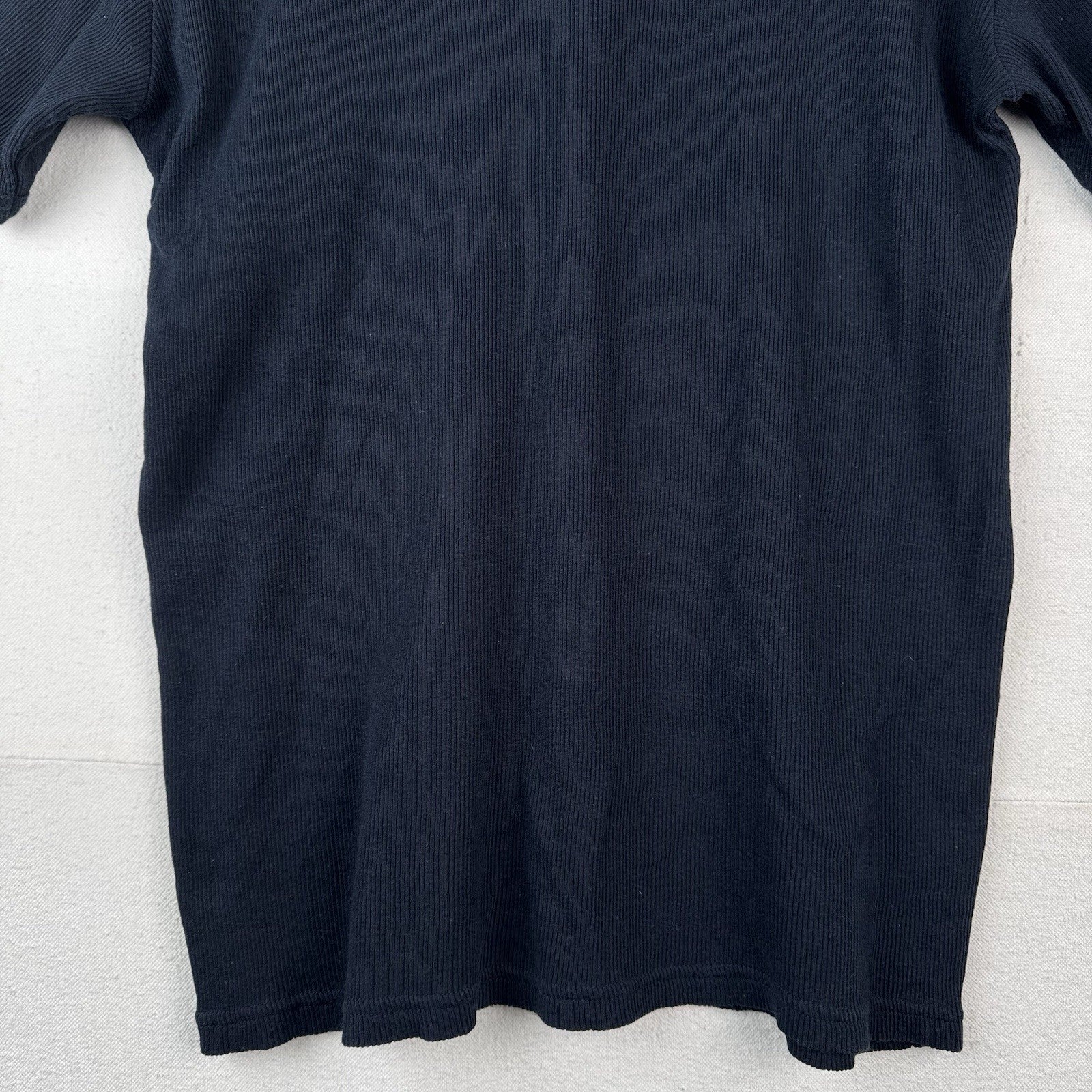 Ralph Lauren Polo Jeans Co Navy Men’s Large 67 Blue Ribbed Short Sleeve Shirt
