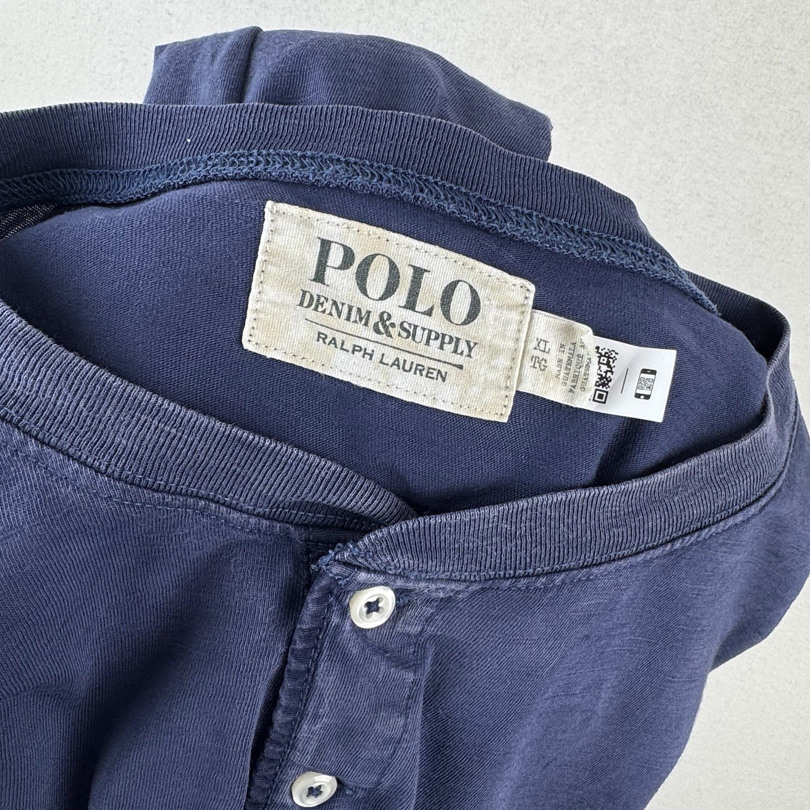 Polo Ralph Lauren Denim Supply Slub Jersey Henley Shirt Men’s XL