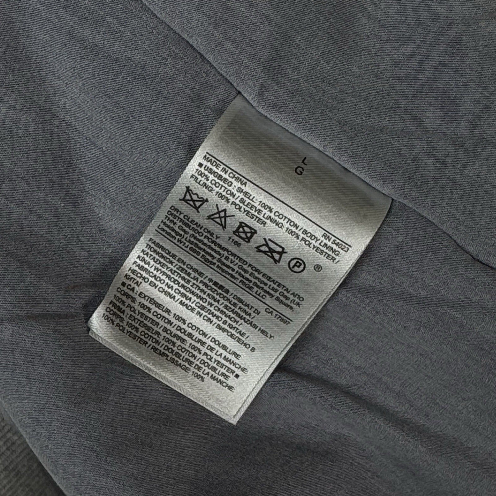 Banana Republic Men's Large Batted Navy Heavyweight Zip Up Bomber Jacket