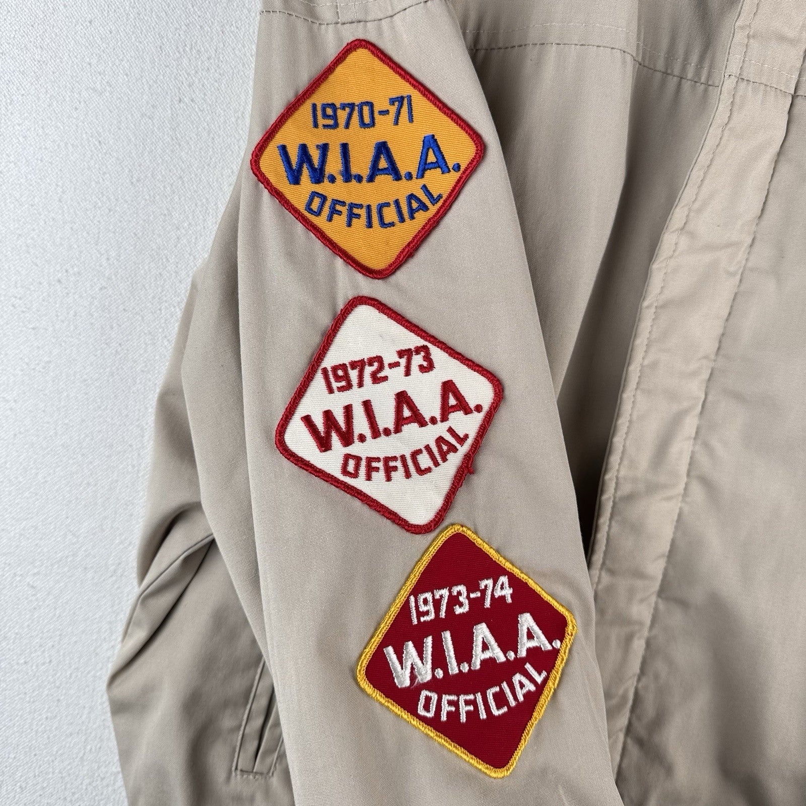 70’s Vtg Field & Stream Gordon & Ferguson Men's 44 Bomber Jacket WIAA Patches