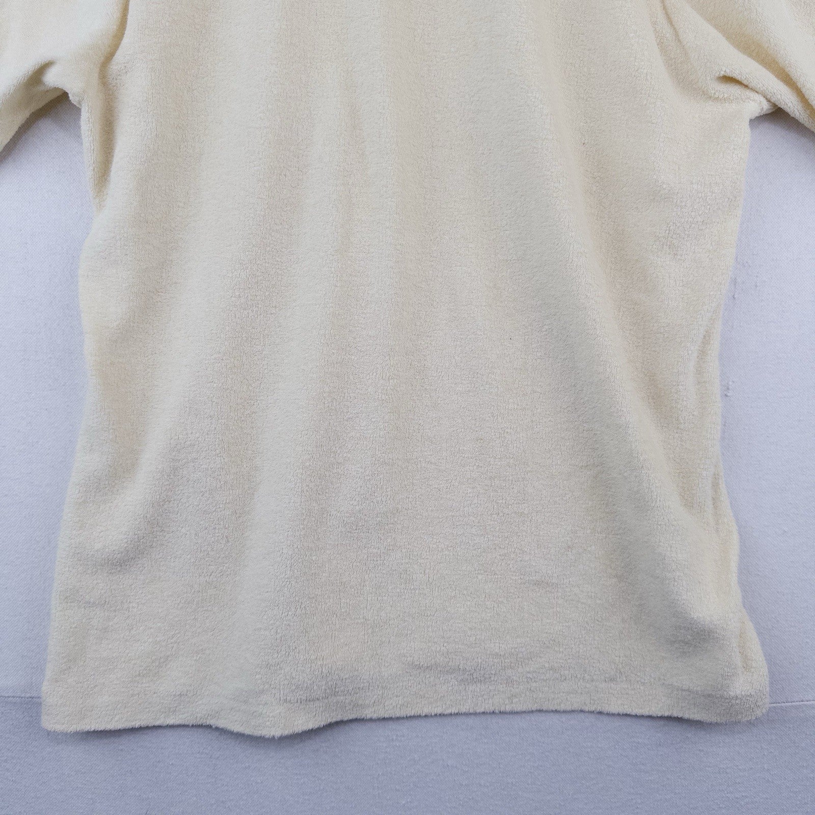 70’s Vtg Robert Bruce Terry Cloth Polo Shirt Mens L Yellow Resort Beach Made USA