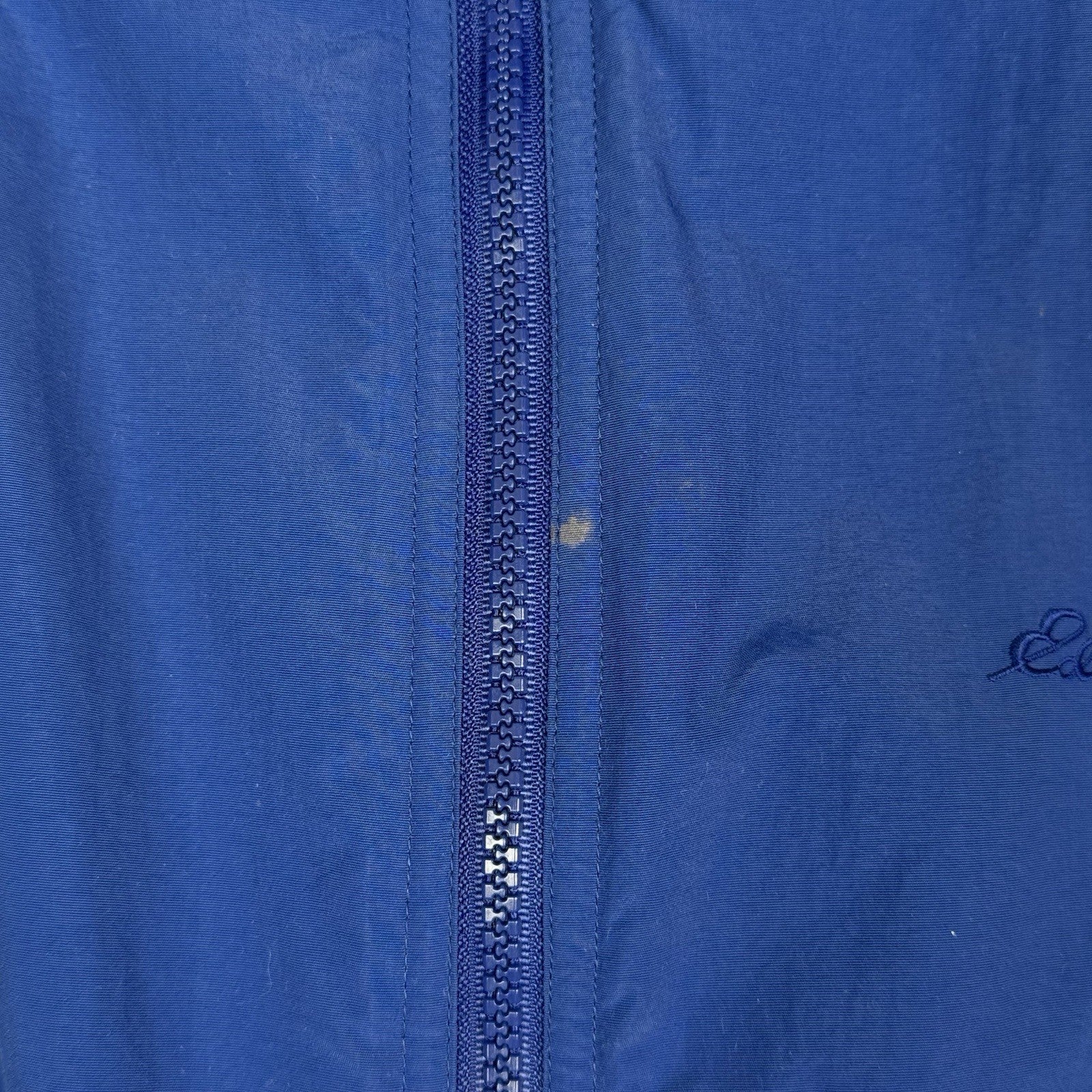 Vintage Eddie Bauer Men’s Polartec Blue Nylon Insulated Windbreaker Jacket *Read