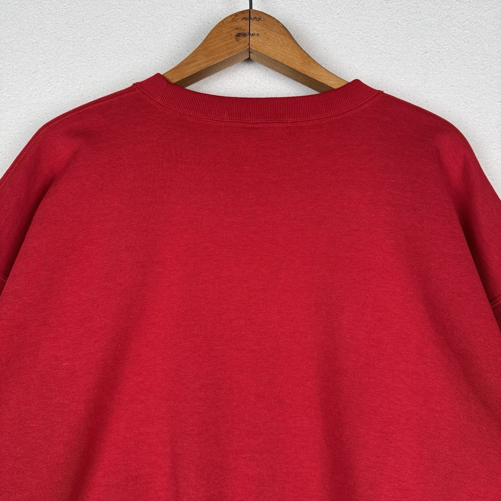 Vintage GAP Sport Sweatshirt XL Boxy Blank Red Pullover Classic 90s