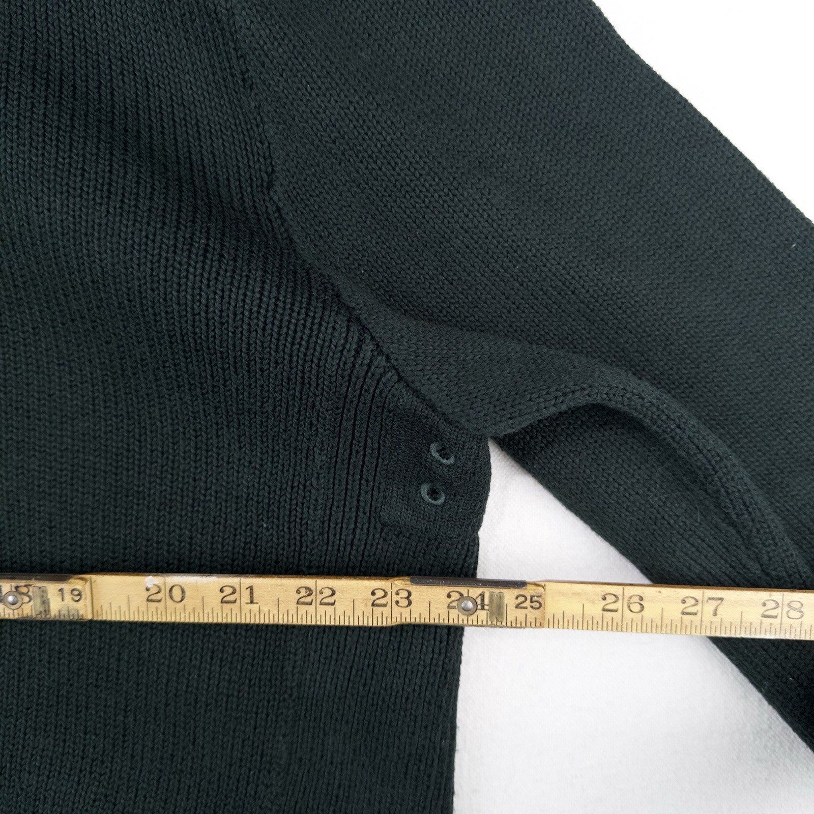 90’s Vtg Polo Ralph Lauren Heavy Knit Zip Sweater Jacket Men’s L Hunter Green