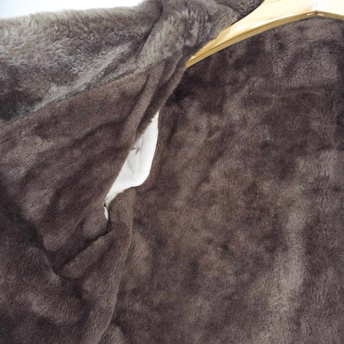 70’s Vtg Wool Men’s L/XL 44 Car Coat Overcoat Camel Brown Faux Fur Lining Collar