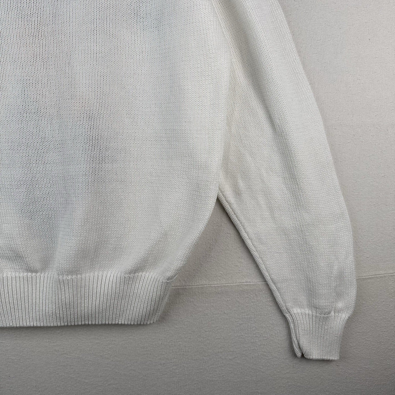 90s Vintage Gant Hand Intarsia Men’s XL Knit Golf Sweater Graphic