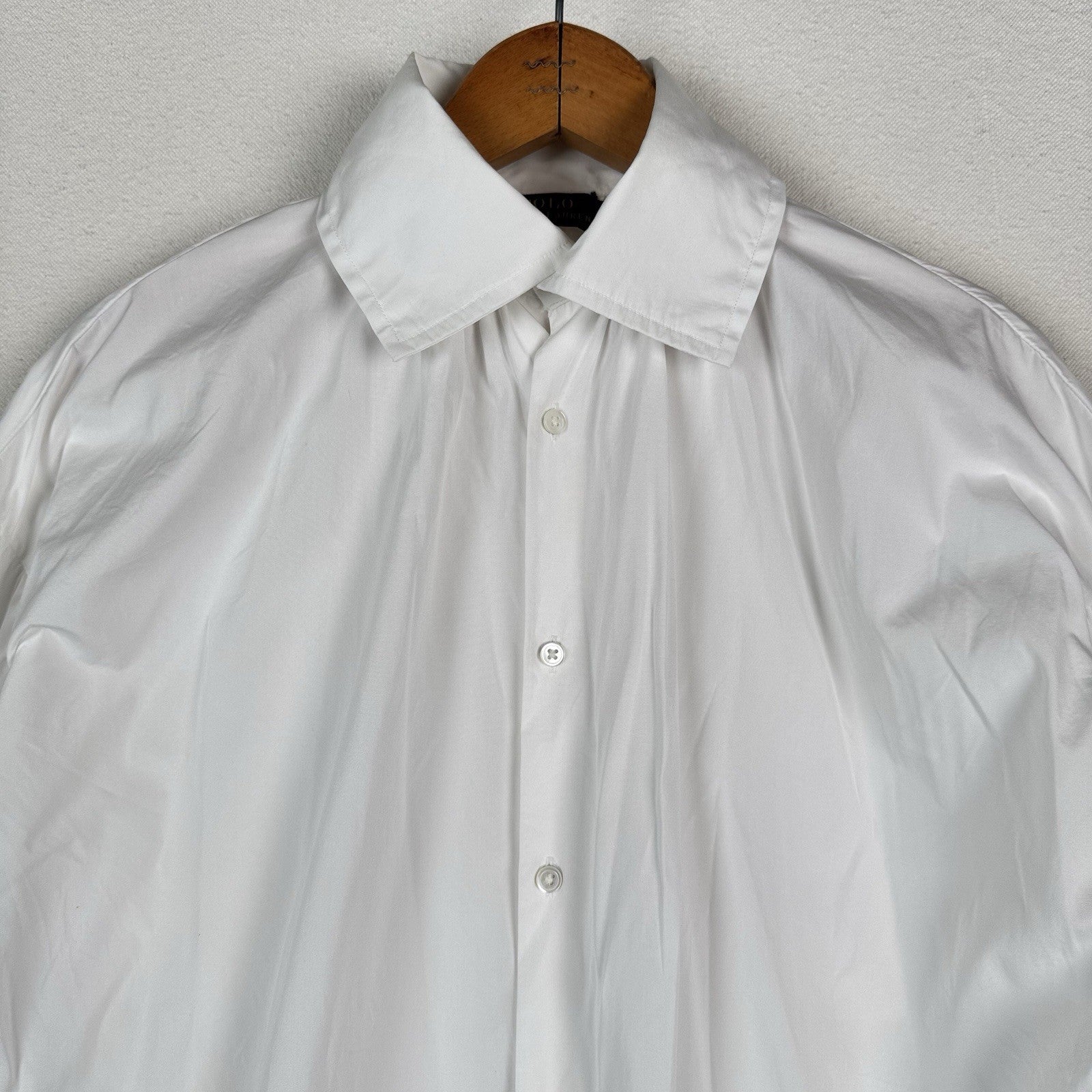 Polo Ralph Lauren Women’s Size 6 White Cotton Poplin Long Bell Sleeve Cuff Shirt