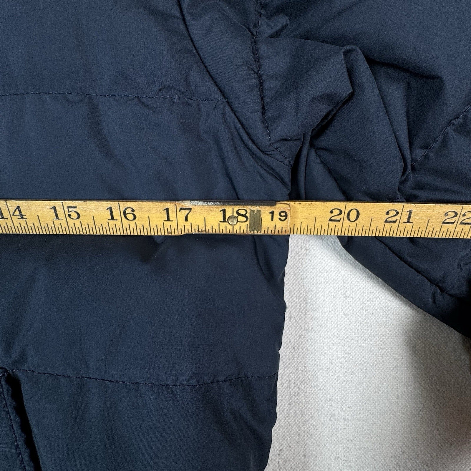Vintage Polo Ralph Lauren Kid's Navy Blue Down Puffer Jacket Sz M 10-12 *Read