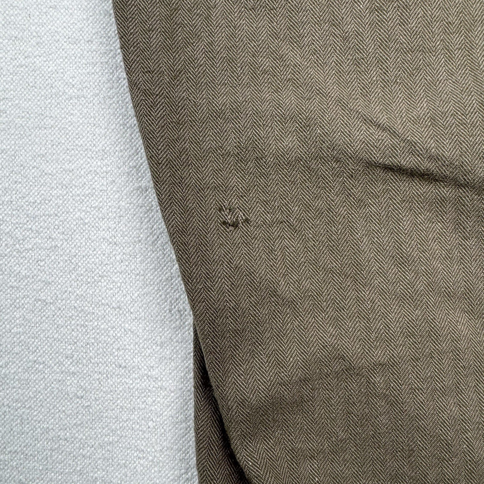 Vtg Polo Ralph Lauren Fits 36x32 Tan Herringbone Pleated Cuffed Dress Pants