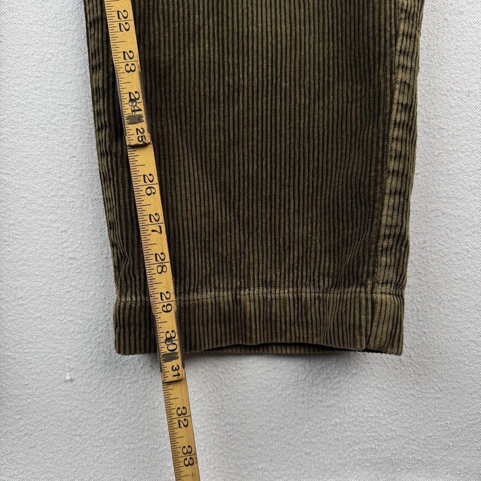 90’s Vtg Polo Ralph Lauren Mens Fits 32x30 Brown Corduroy Flat Front Chino Pants