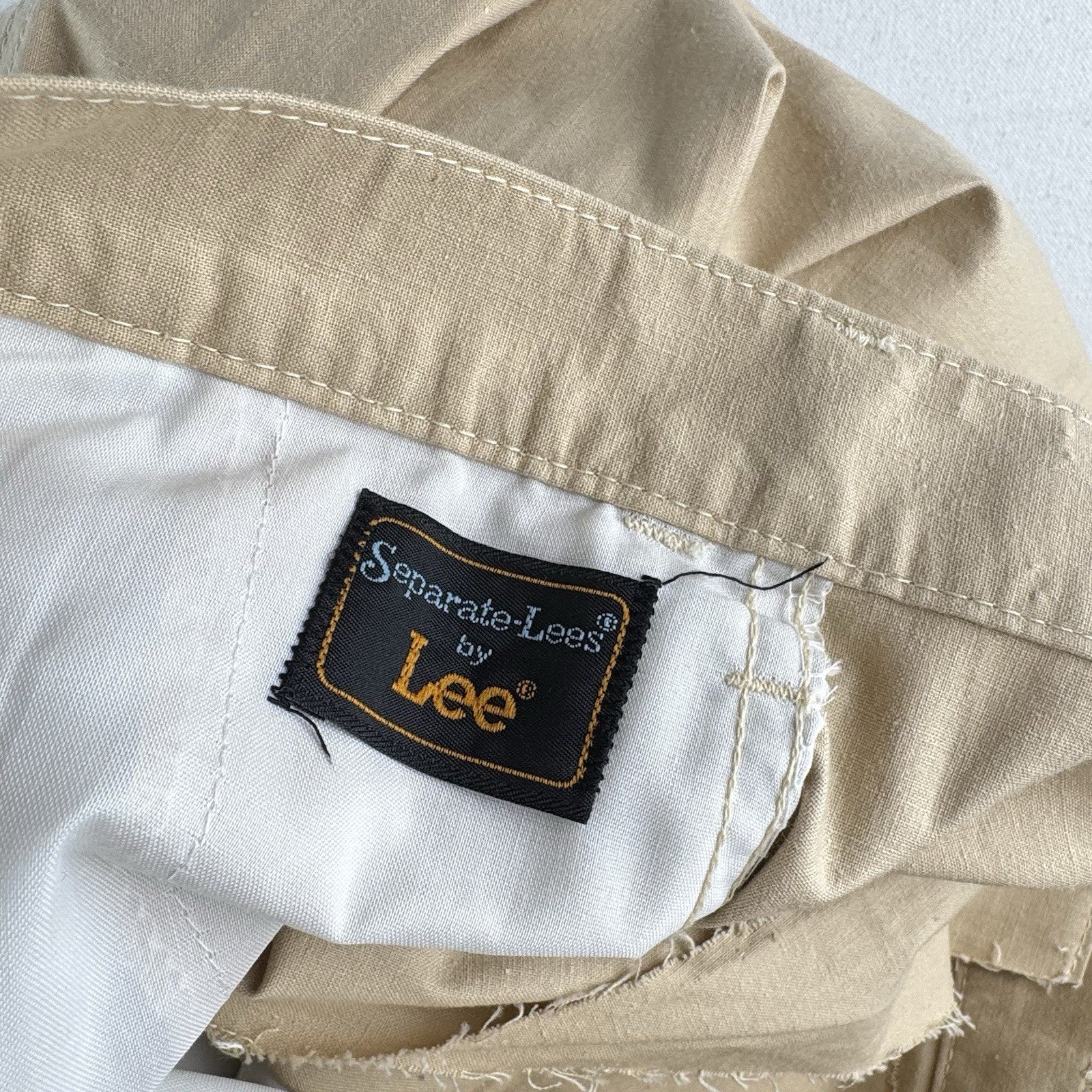 70's Vintage Separate By Lee Khaki Safari Suit Jacket 40 Pants 32x27 Made In USA