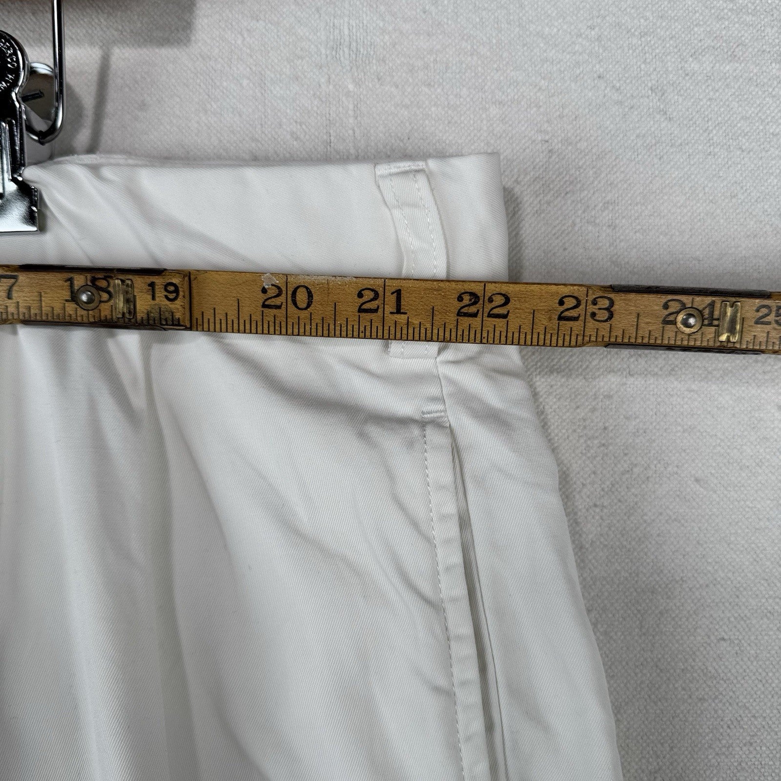 90’s Vtg Polo Ralph Lauren Big Hammond Pant Mens 46Bx30 White Double Pleat Cuff