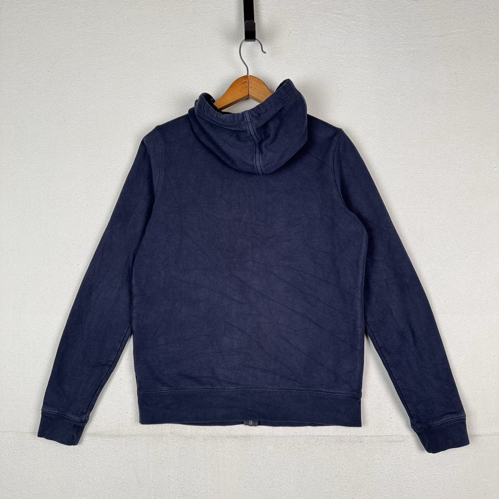 Polo Jeans Ralph Lauren Embroidered RL67 Zip Hoodie Women's Large Youth XL Blue