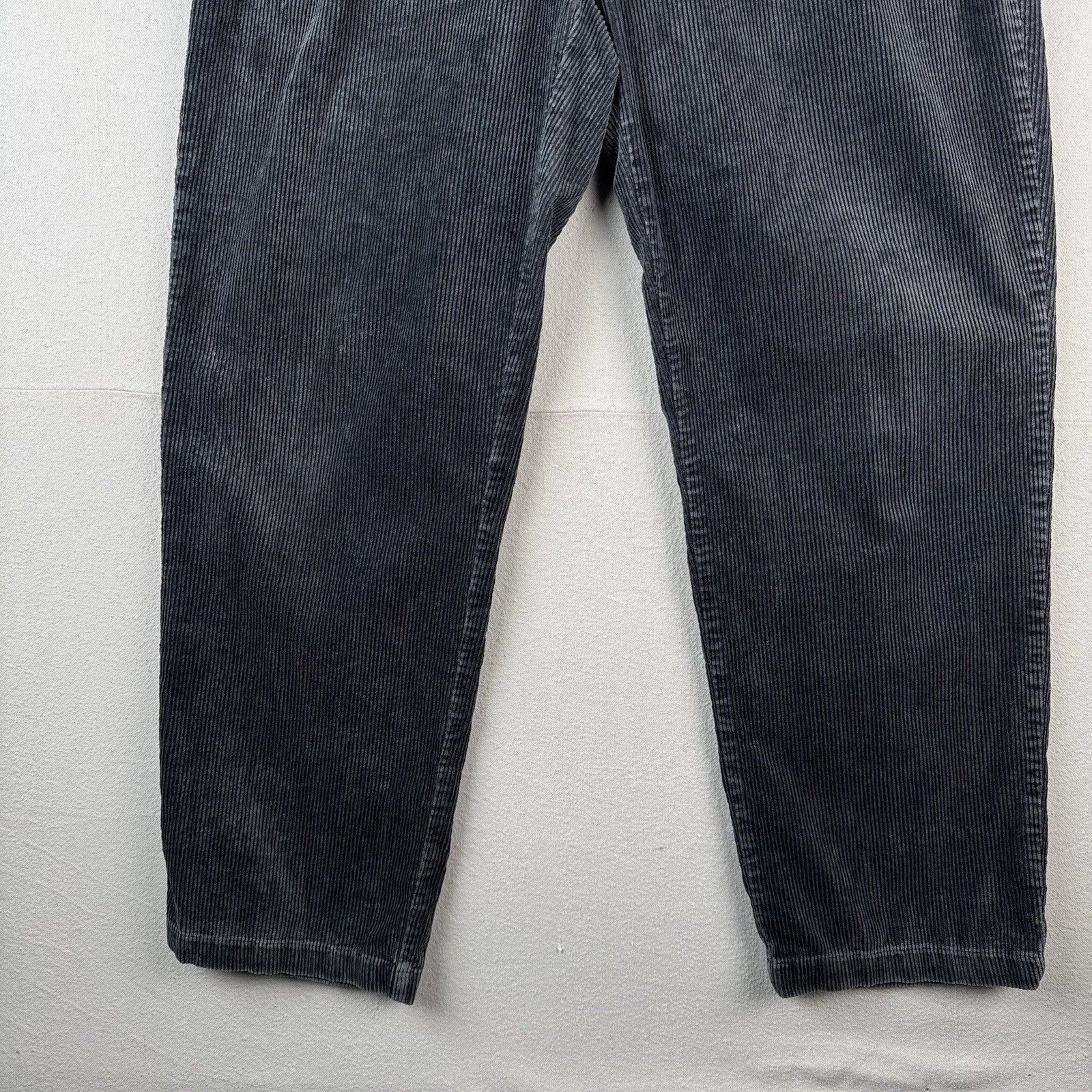 Vintage Polo Ralph Lauren Andrew Pant Men’s 36x32 Corduroy Pleated Classic Gray