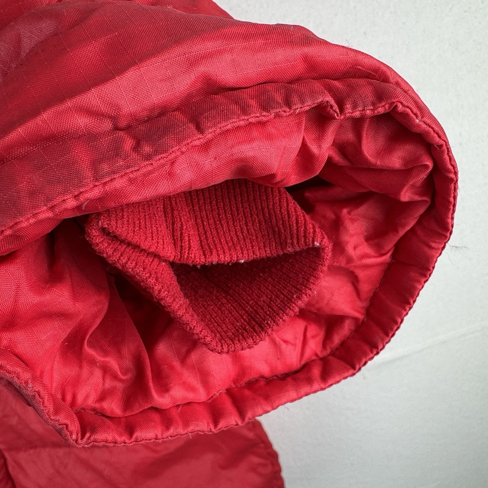 60s/70s Vtg Field & Stream Gordon Ferguson Goose Down Puffer Jacket Hooded Red S