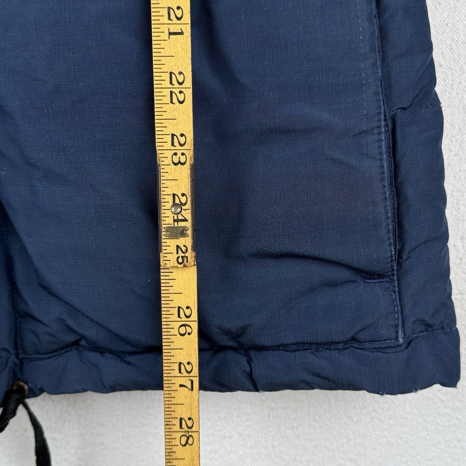 70's Vintage Eddie Bauer Goose Down Parka Men's  Small Hooded Jacket Blue *Read