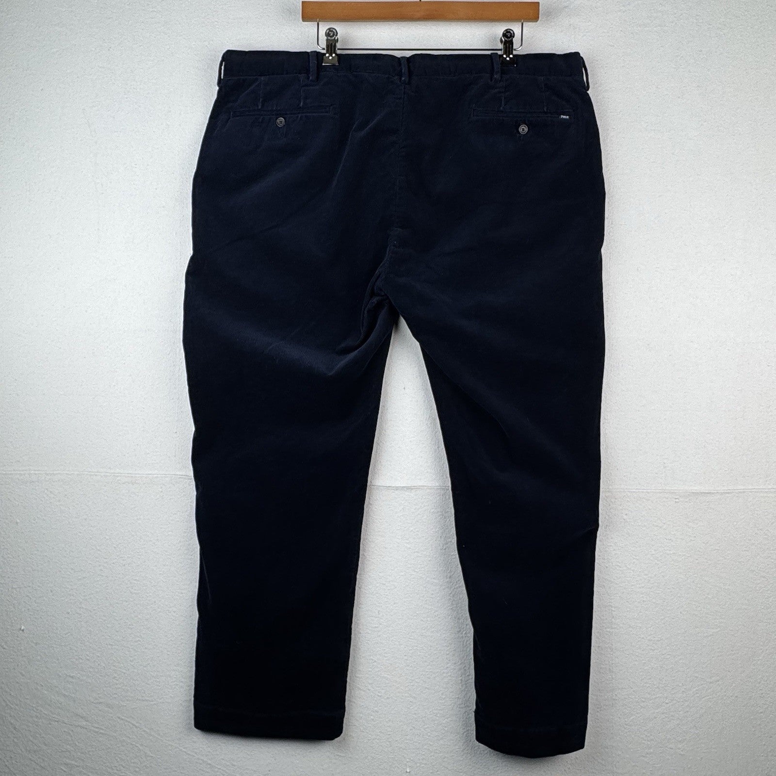 Polo Ralph Lauren Corduroy Classic Fit Pants Men’s 44Bx30 Big Stretch Navy Blue