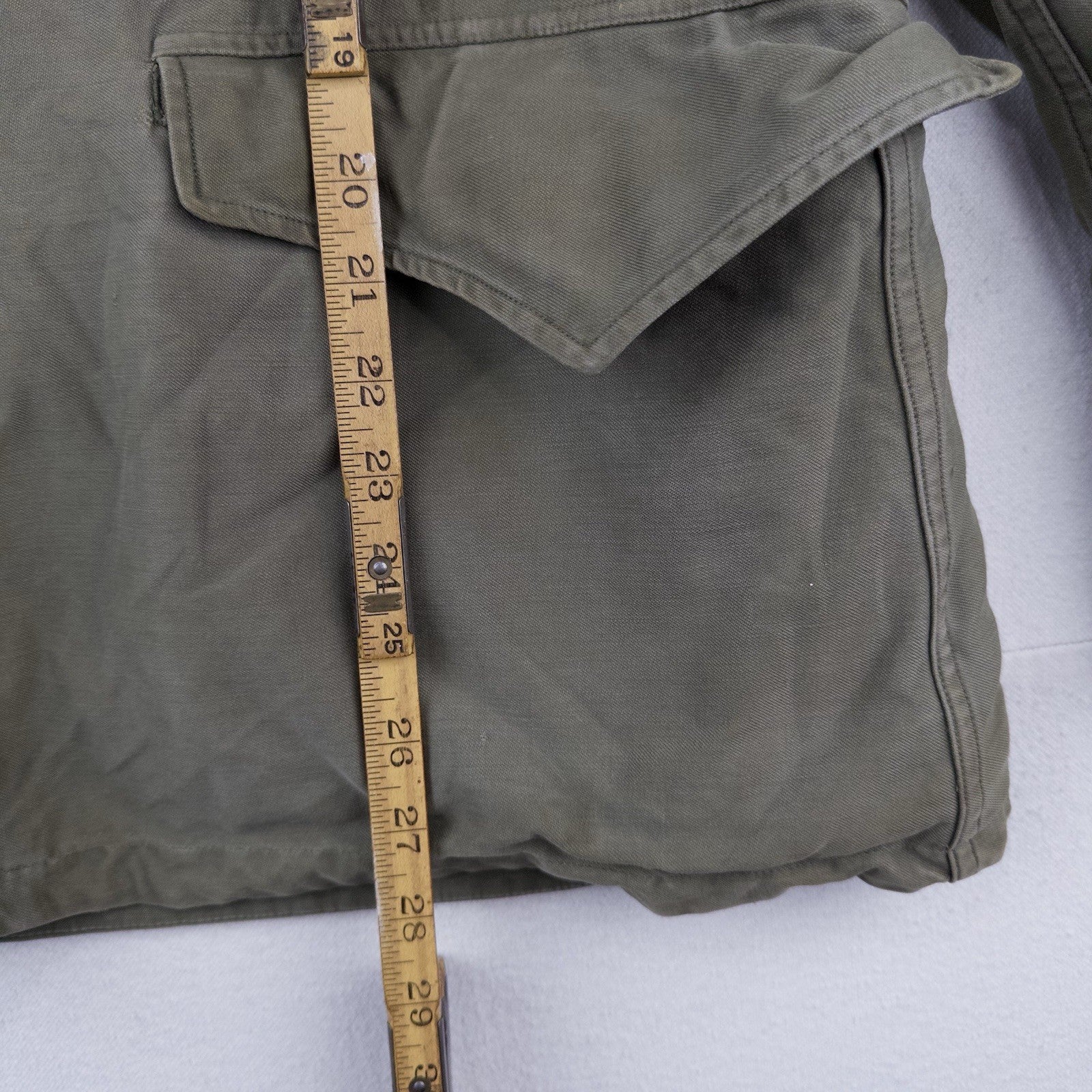 40’s Vtg US Army M43 Field Jacket OD Green Men’s 38R US Military WWII